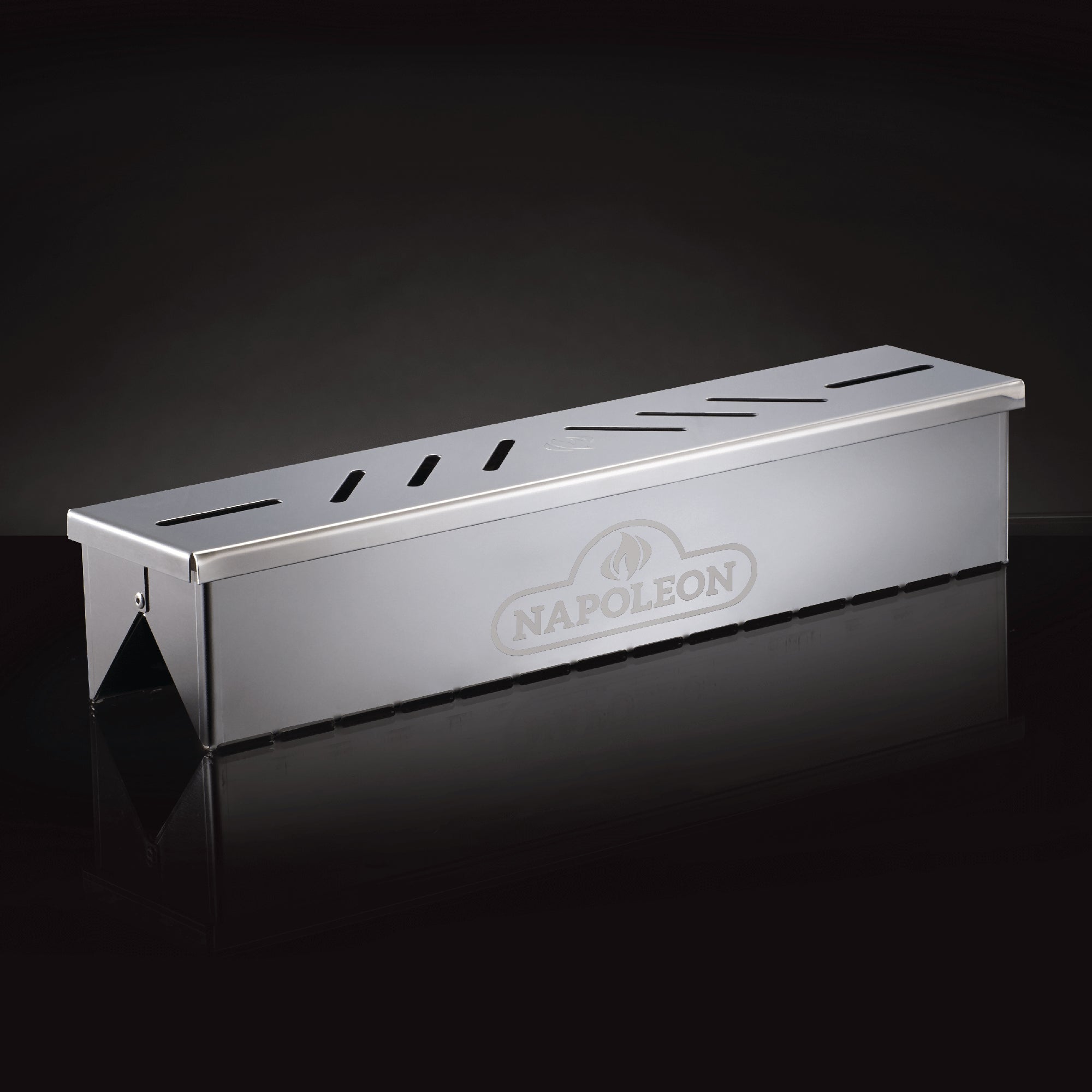 Napoleon 67013 Stainless Steel Barbeque Smoker Box Grill Accessory (Open Box)