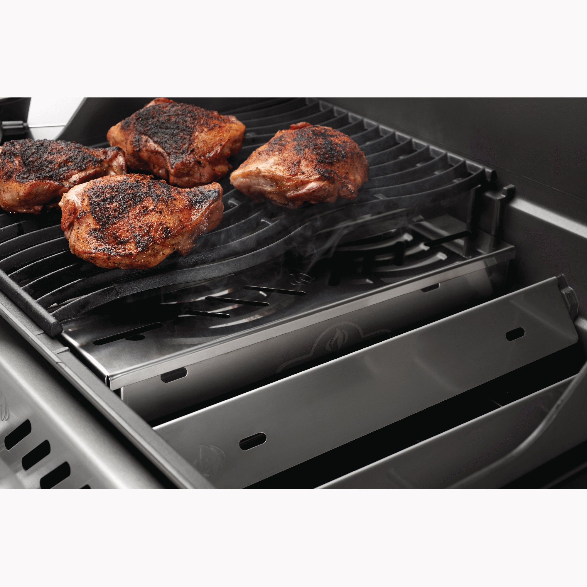 Napoleon 67013 Stainless Steel Barbeque Smoker Box Grill Accessory (Open Box)