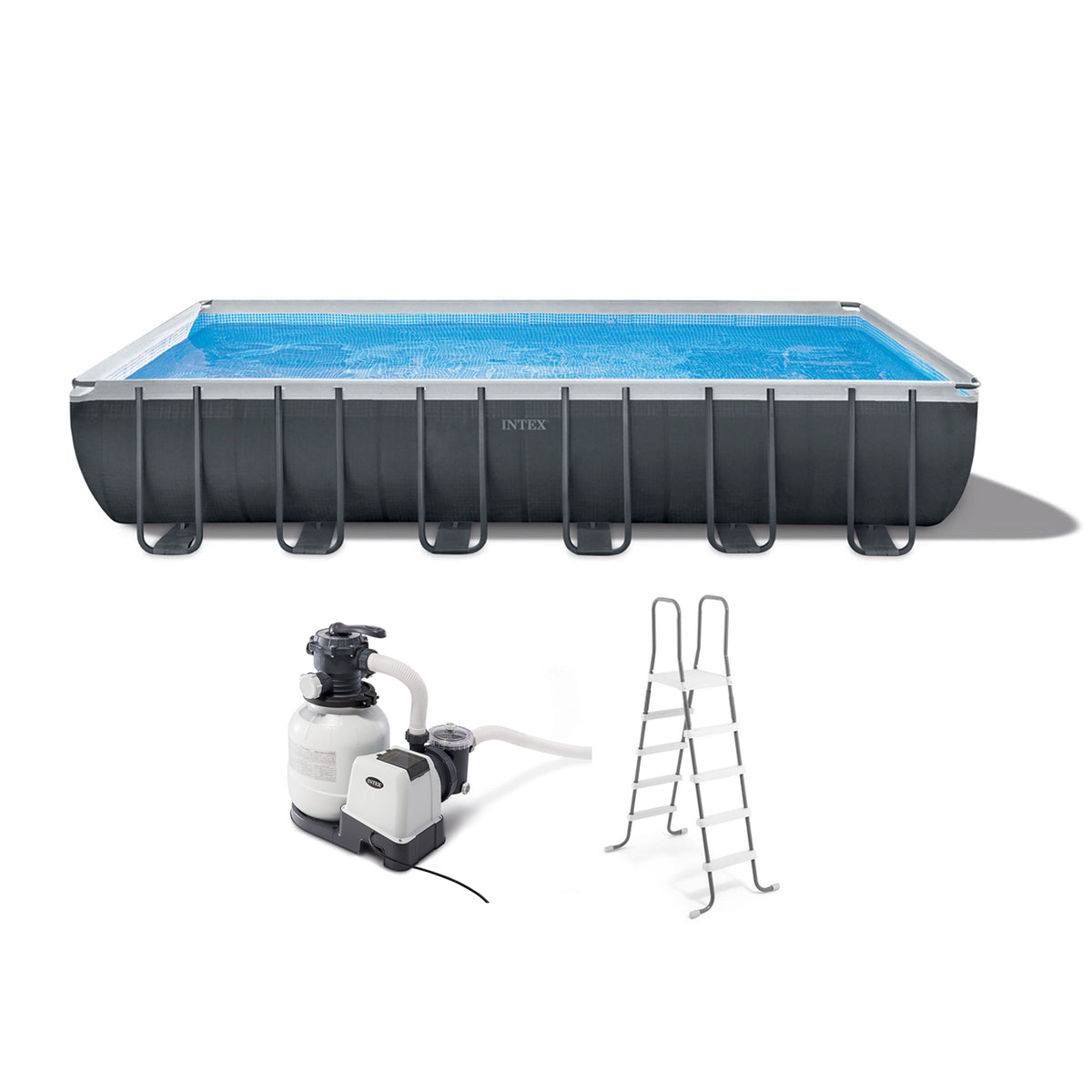 Intex 24' x 12' x 52" Ultra XTR Frame Above Ground Pool Set w/ 3" Chlorine Tabs
