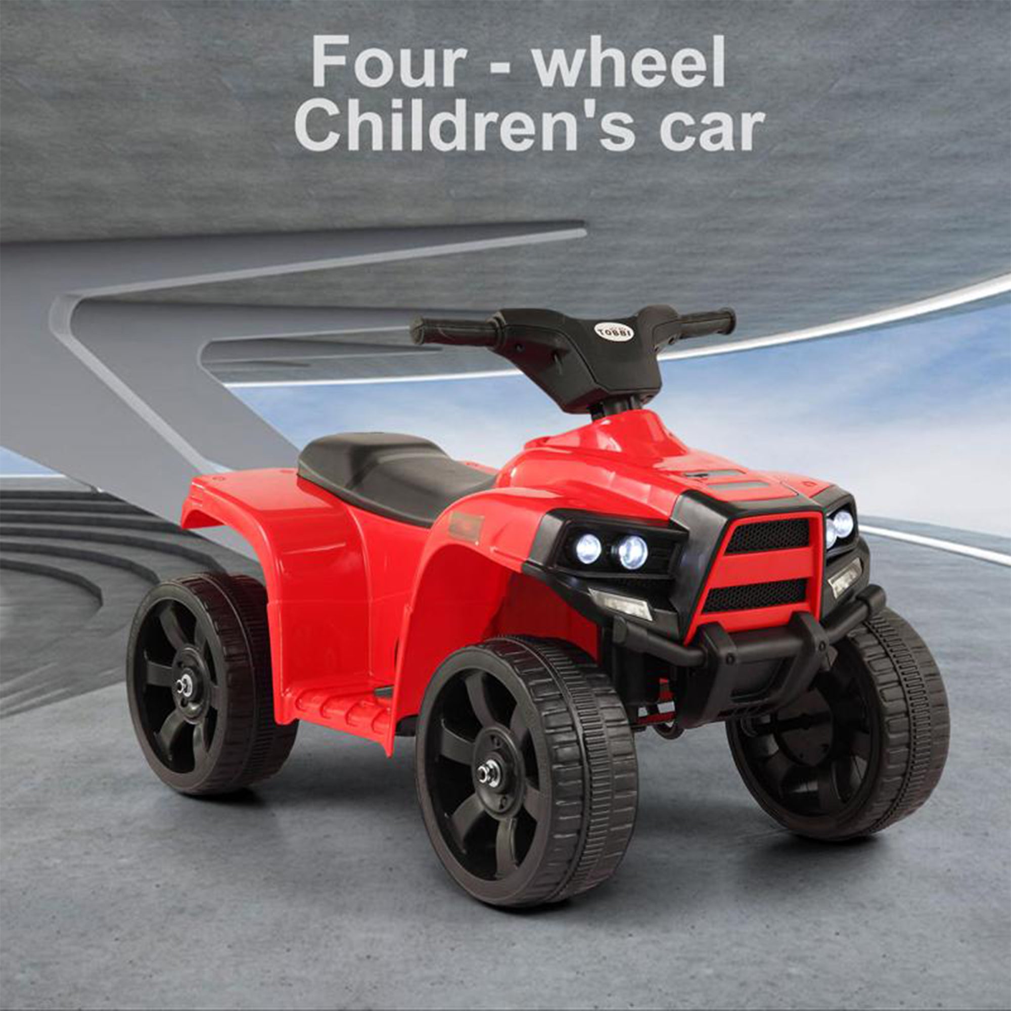 TOBBI 6V Kids Electric Battery Powered Ride On 4 Wheel ATV Quad Car (Open Box) - VMInnovations