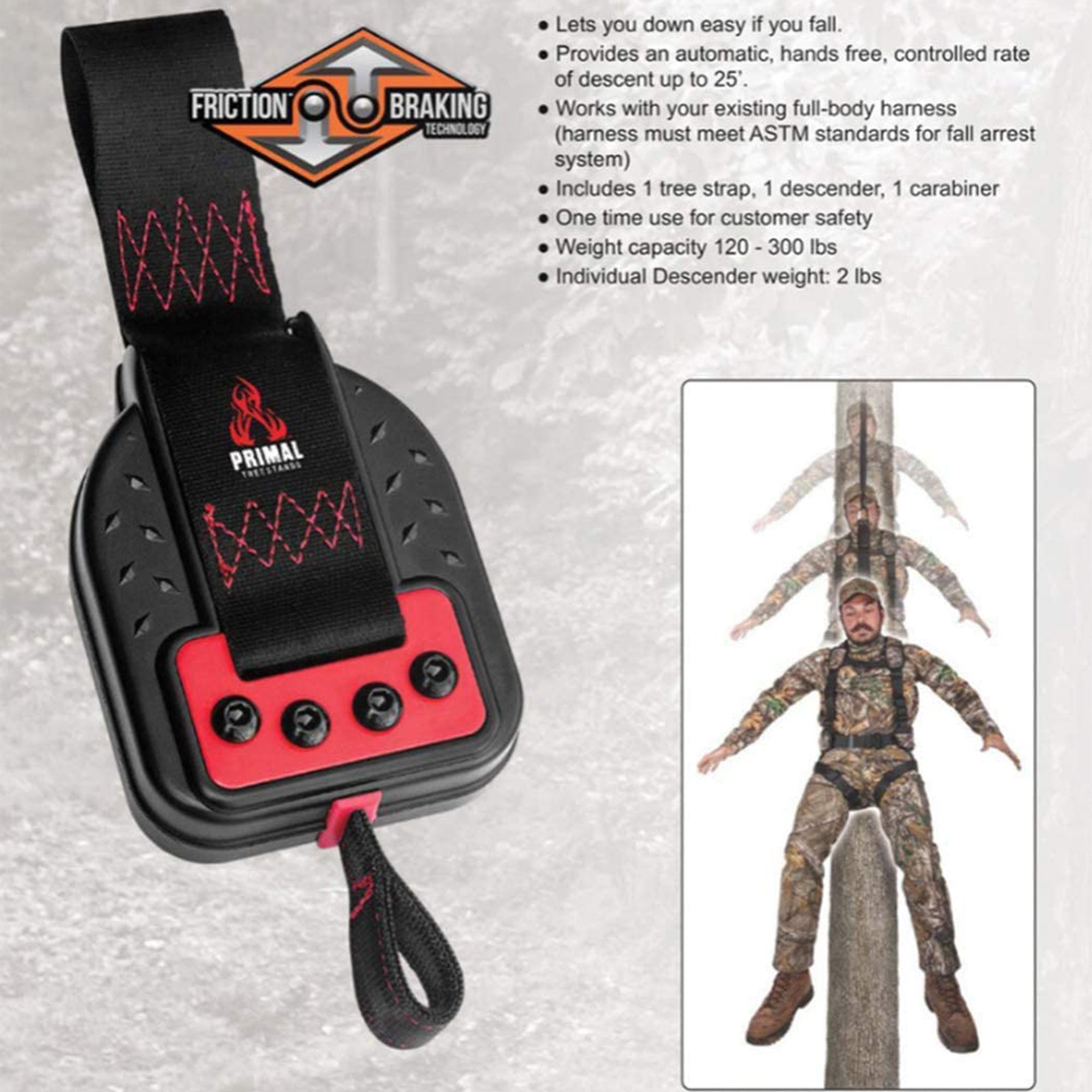 Primal Treestands Mack Daddy 22' Hunting Ladderstand w/ Descender