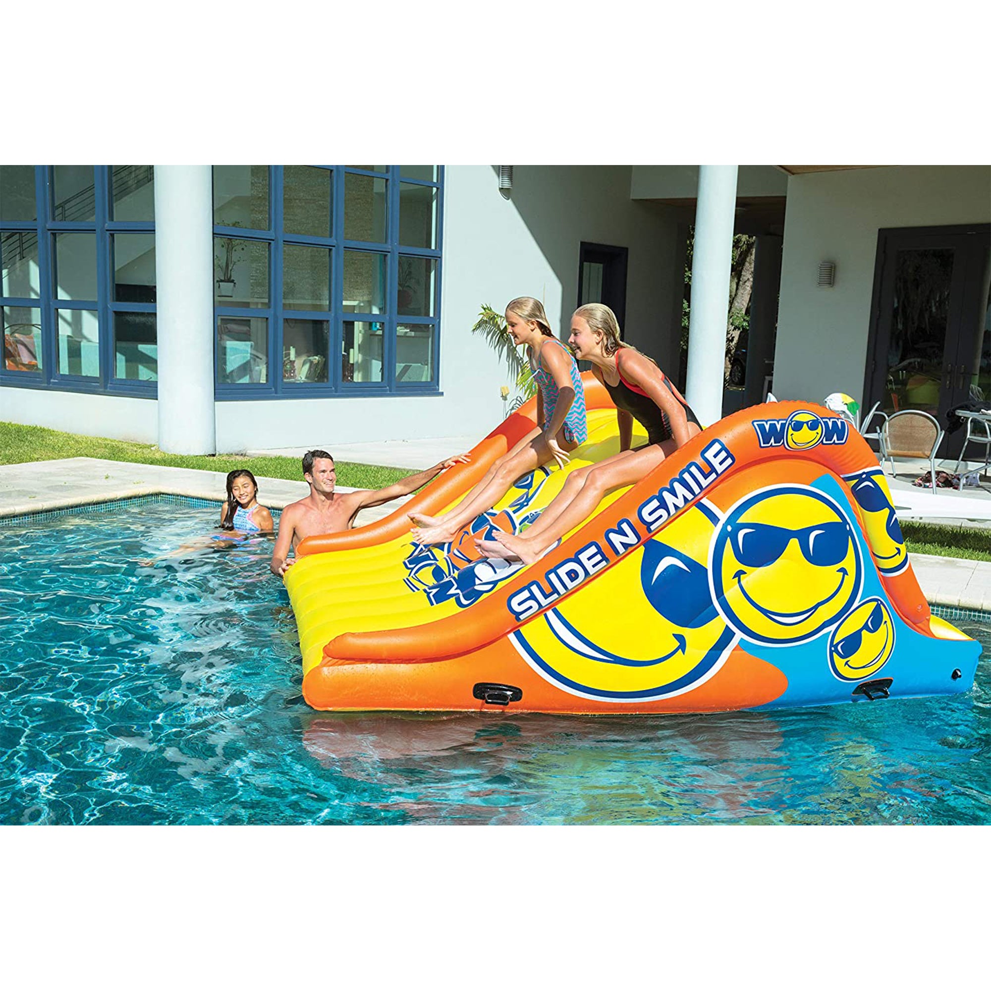 WOW Watersports 19-2210 Slide N Smile 9 Foot Long 2 Lane Waterslide (For Parts) - VMInnovations