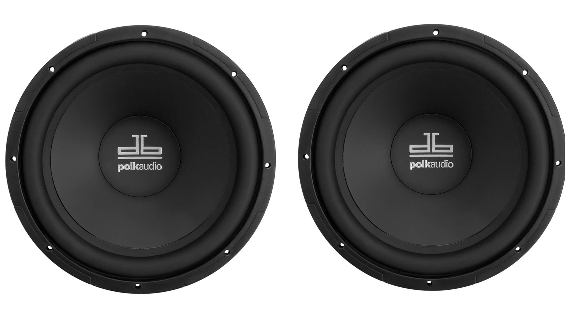 2) NEW POLK AUDIO DB1240 12" 1440W SVC Car Marine 12 Inch Subwoofers Boat Subs