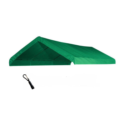EZ Travel 10 x 20 Foot Heavy Duty Waterproof Valance Canopy Cover Tent, Green