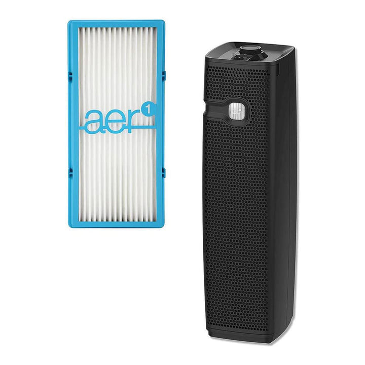 Holmes HAP9425B aer1 Tower HEPA Air Purifier with Ionizer and Filter Window - VMInnovations