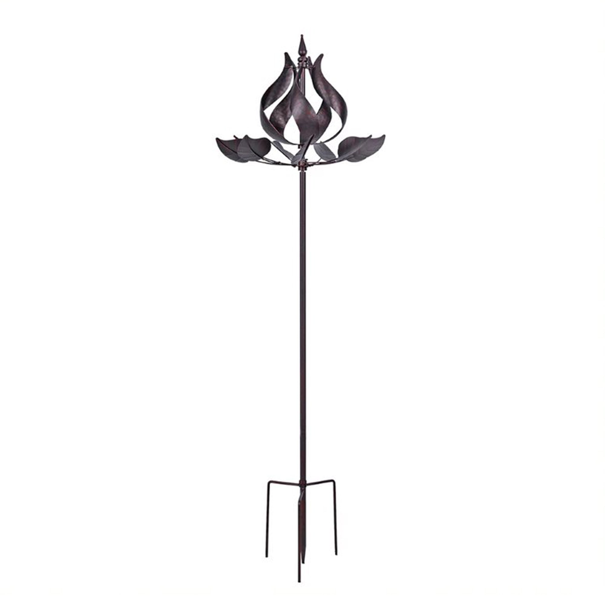 Hourpark Pinwheel Garden Lawn Yard Art Decor Tulip Wind Spinner (Open Box) - VMInnovations