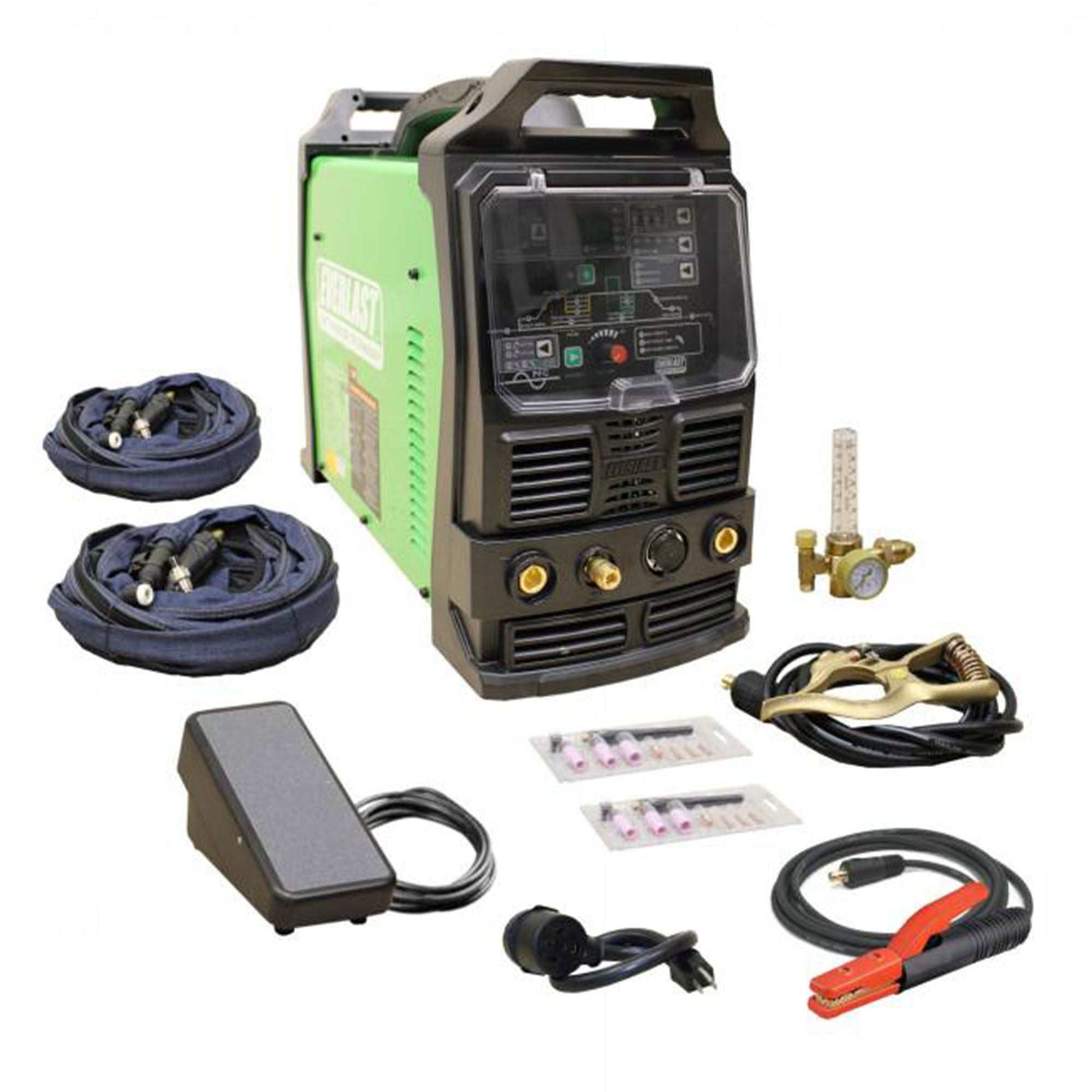 Everlast PowerTIG 210EXT Portable Digital AC/DC TIG Stick Pulse Inverter Welder