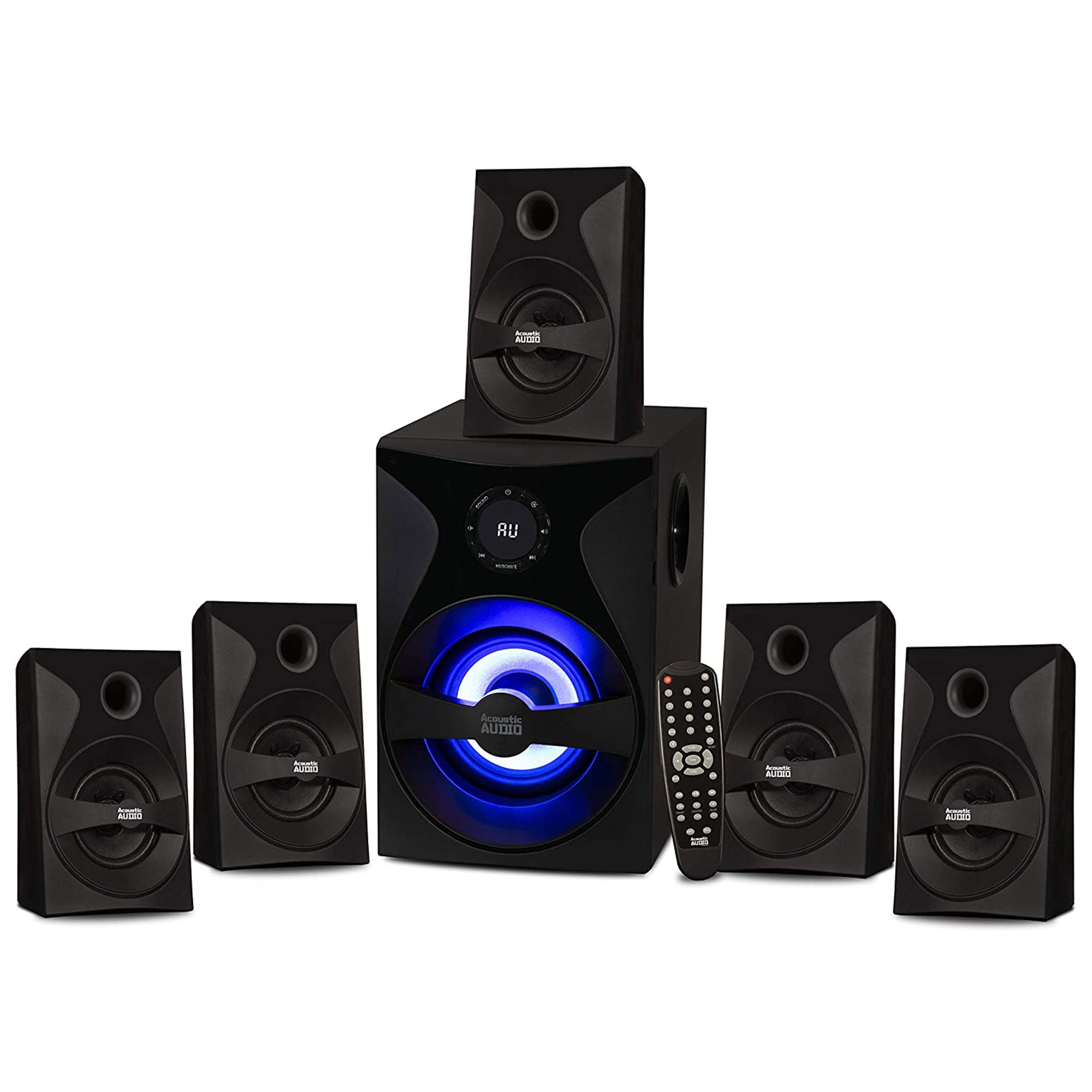 Acoustic Audio by Goldwood AA5400 6 Piece Surround Sound System Set Home Theater - VMInnovations