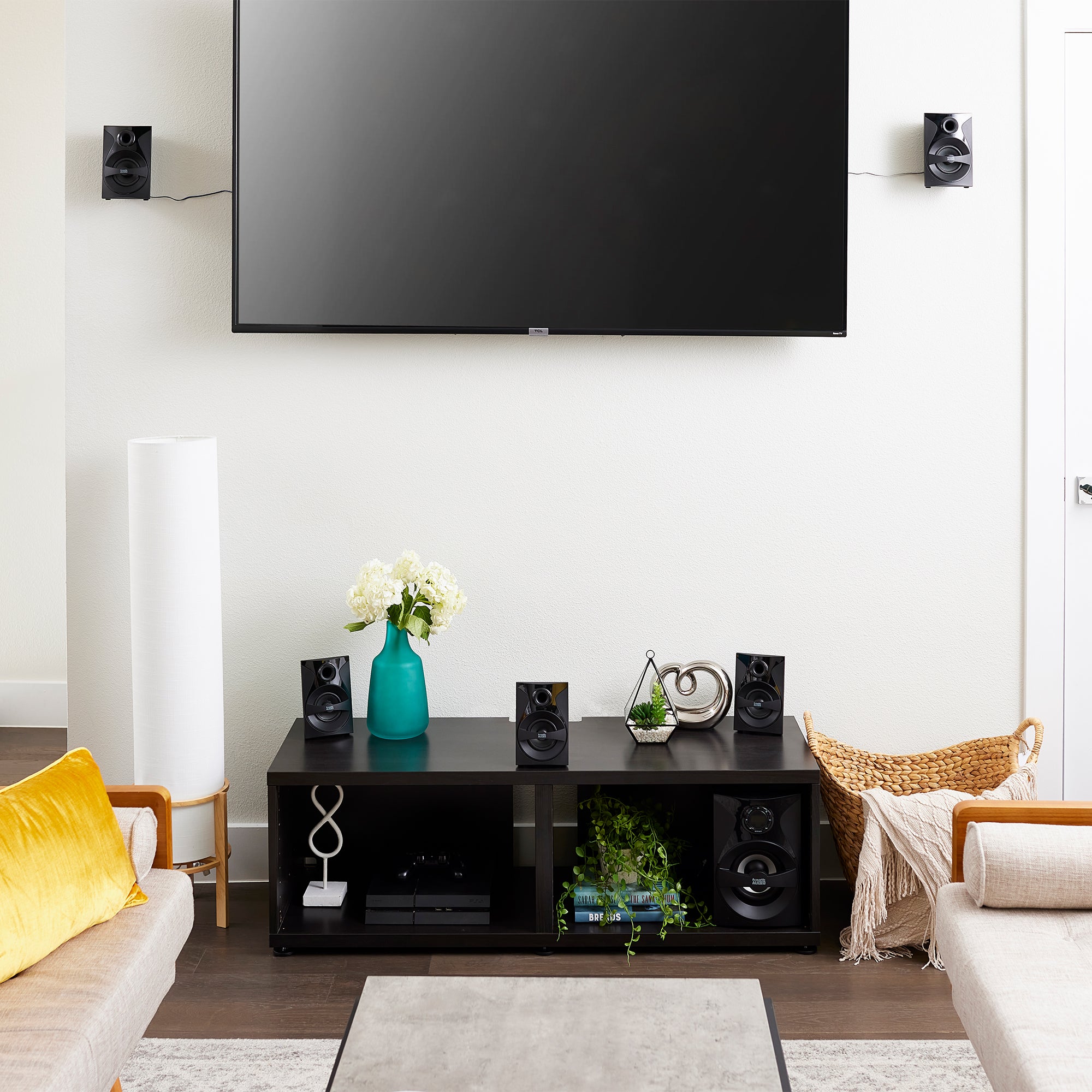 Acoustic Audio by Goldwood 6 Pc Surround Sound System Home Theater (For Parts) - VMInnovations