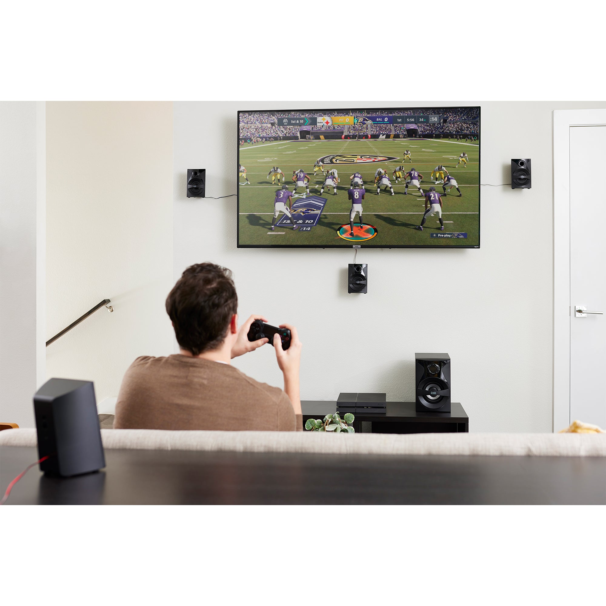 Acoustic Audio by Goldwood 6 Pc Surround Sound System Home Theater (For Parts) - VMInnovations