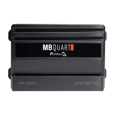 MB Quart 400W 8" Subwoofer, 1,000W Monoblock Amplifier, & Soundstorm Wiring Kit