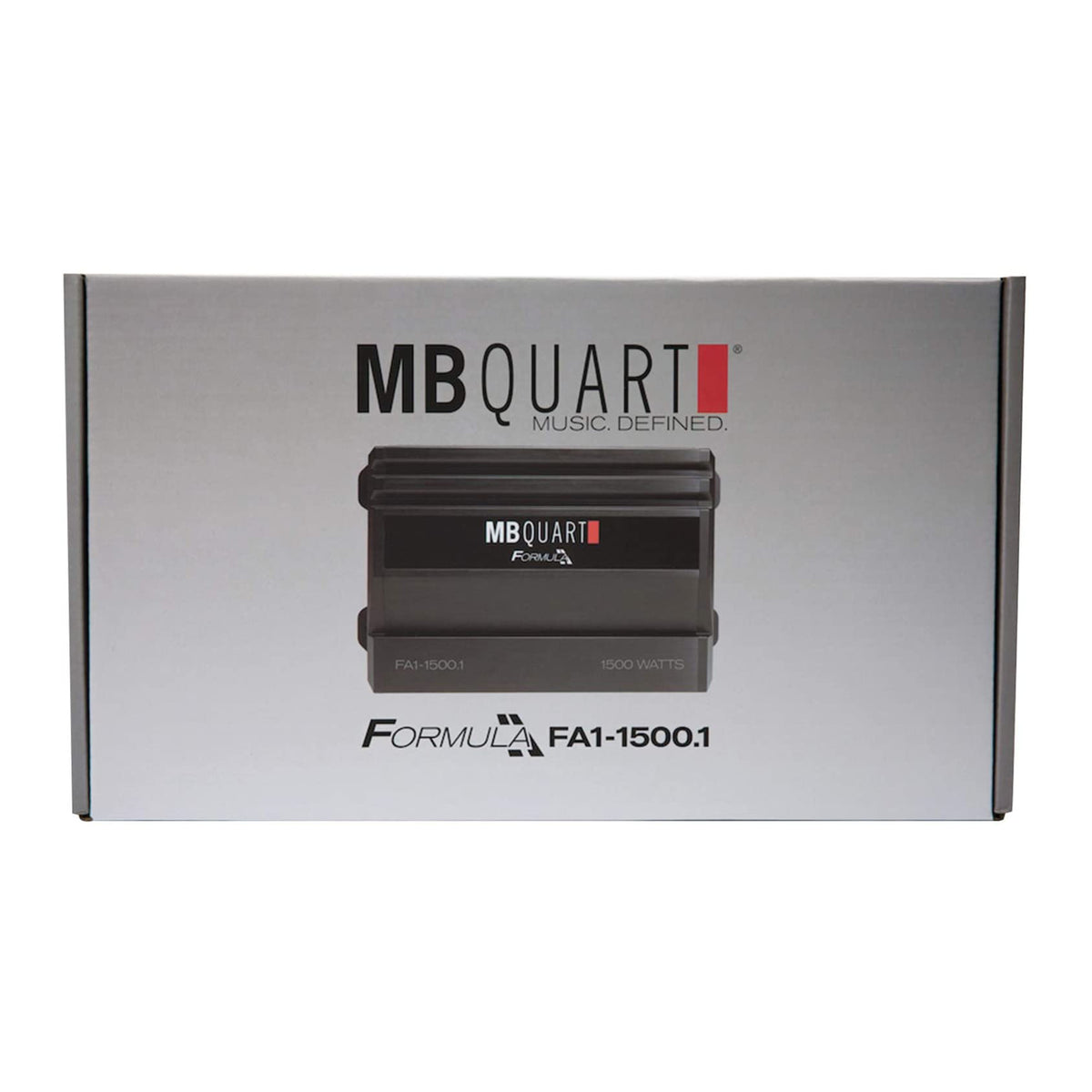 MB Quart FA1-1500.1 Formula Monoblock Class D 1,500W Car Audio Amplifier, Black