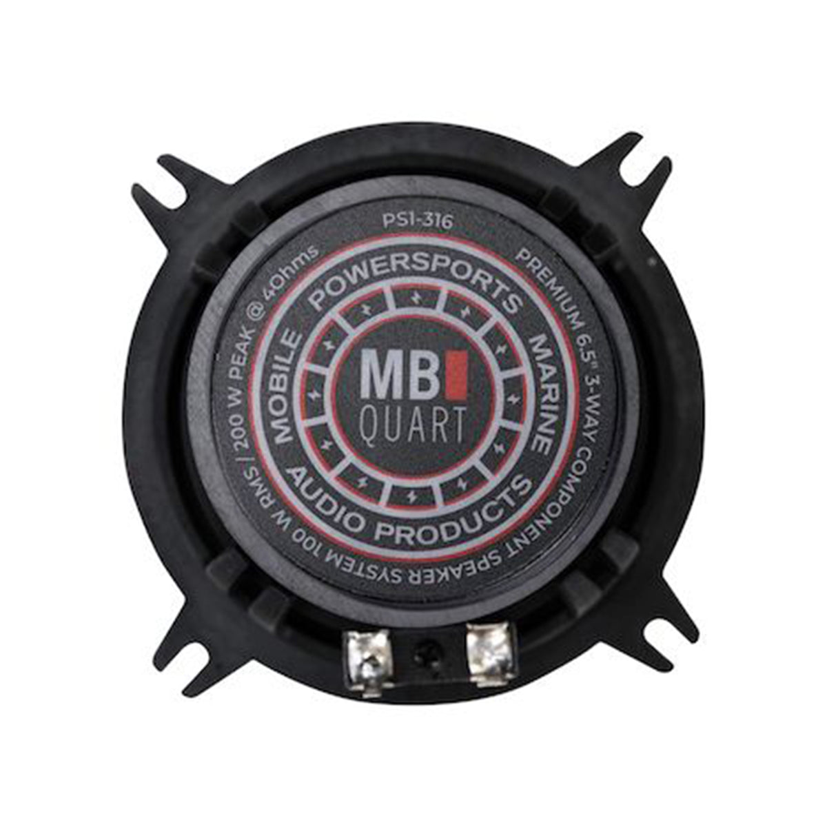 MB Quart Premium 6.5in 400 Watt 3 Way Component Mobile Speaker System (Open Box)