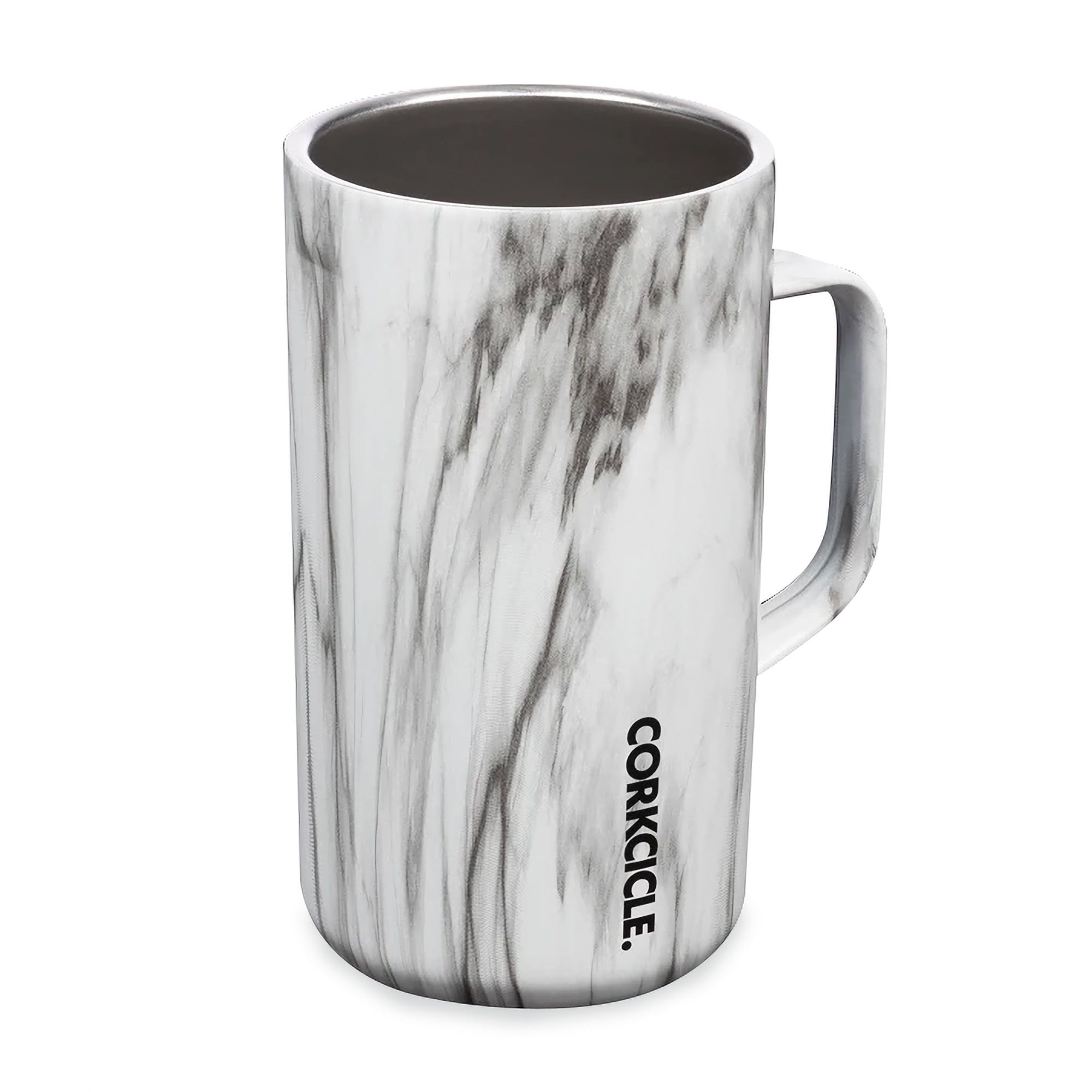 Corkcicle Luxe 22 Oz Coffee Mug Triple Insulated Stainless Steel Cup, Snowdrift