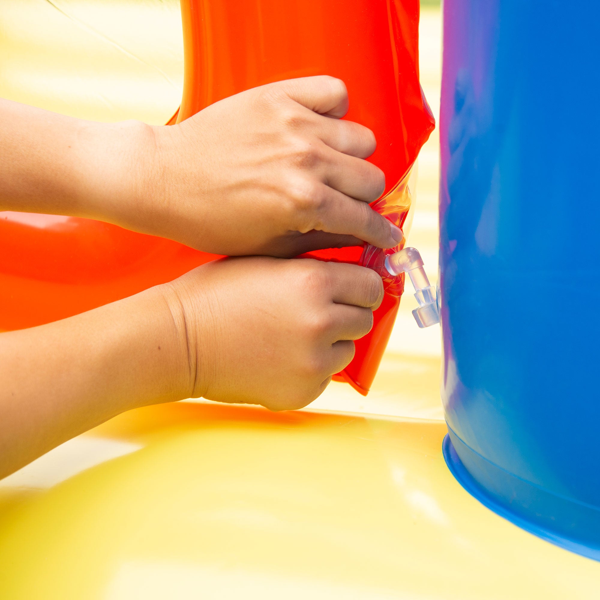 Banzai Battle Bop Combo Pack Gloves & Bumpers & Big Fun Jumper Pit w/ 50 Balls - VMInnovations