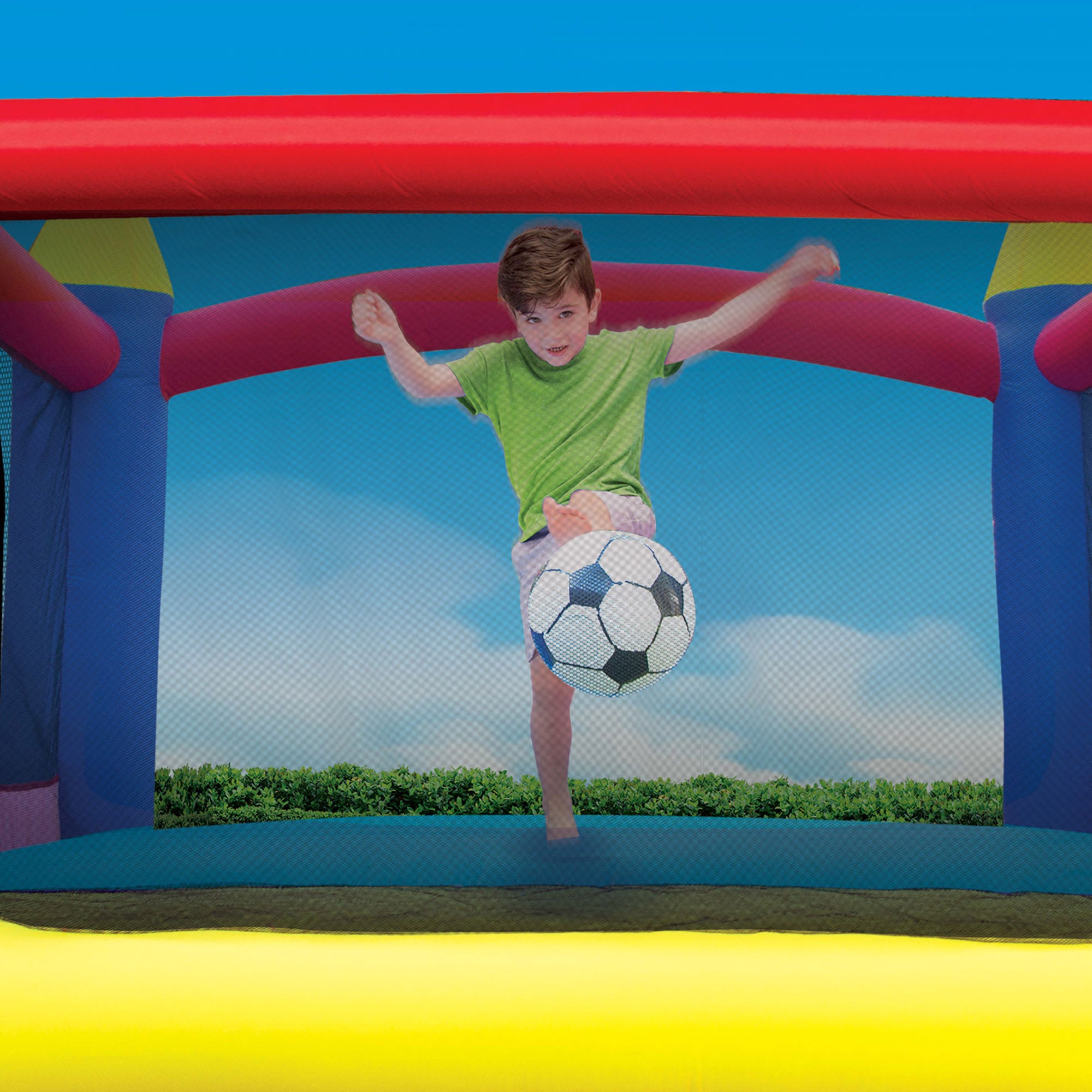 Banzai Battle Bop Combo Pack Gloves & Bumpers, 2 Pair & Slide N Fun Bounce House