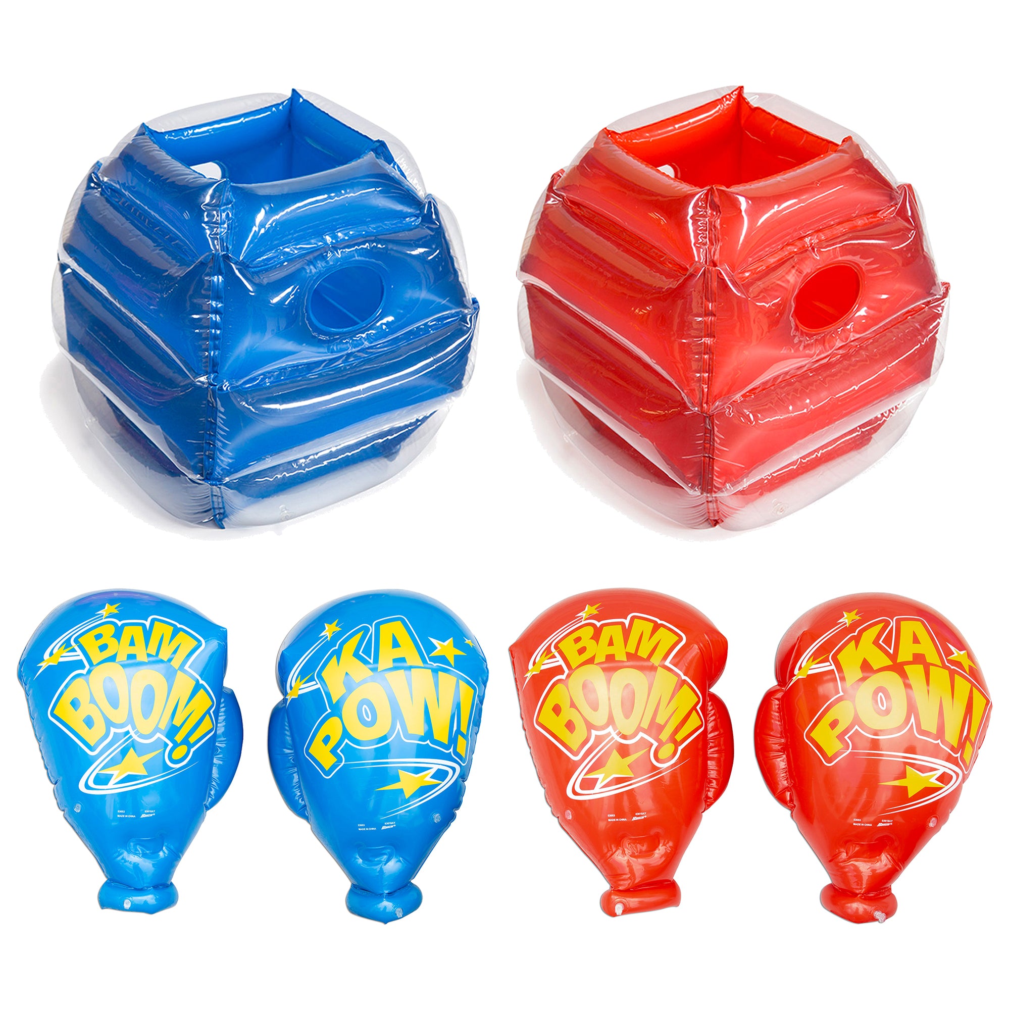 Battle Bop Combo Pack w/ Inflatable Gloves & Body Bumpers, 2 Pairs (Open Box) - VMInnovations