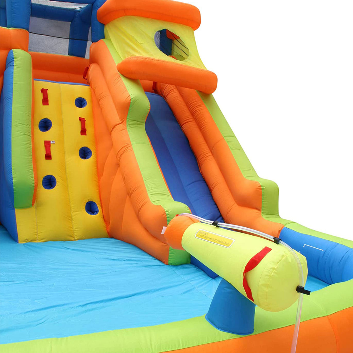 Drop Zone Outdoor Inflatable Backyard Water Splash Park Activity Center (Used)