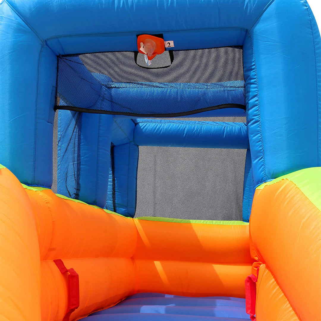 Banzai Drop Zone Outdoor Inflatable Backyard Water Splash Park Activity Center - VMInnovations