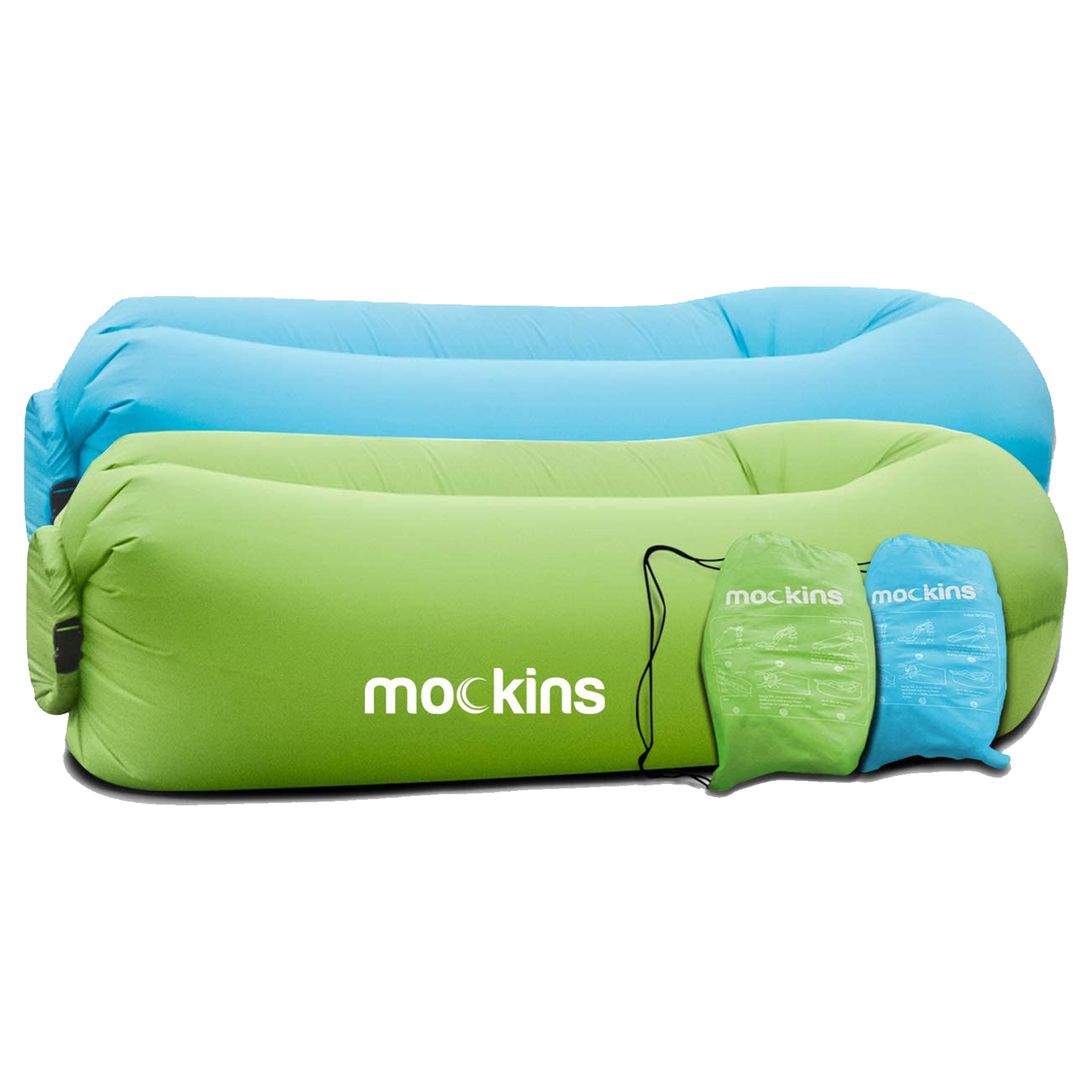 Mockins Inflatable Air Lounger for Camping, the Beach, and Picnics (Open Box) - VMInnovations