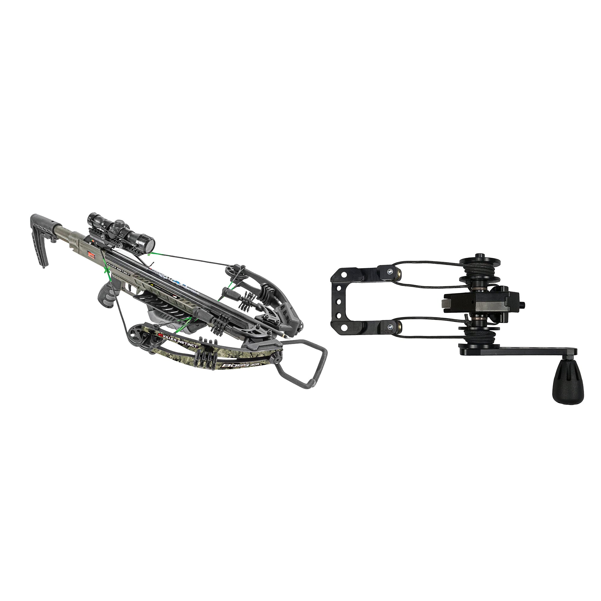 Killer Instinct Boss Hunting Crossbow & KI Series Ambidextrous Crank Reloader - VMInnovations