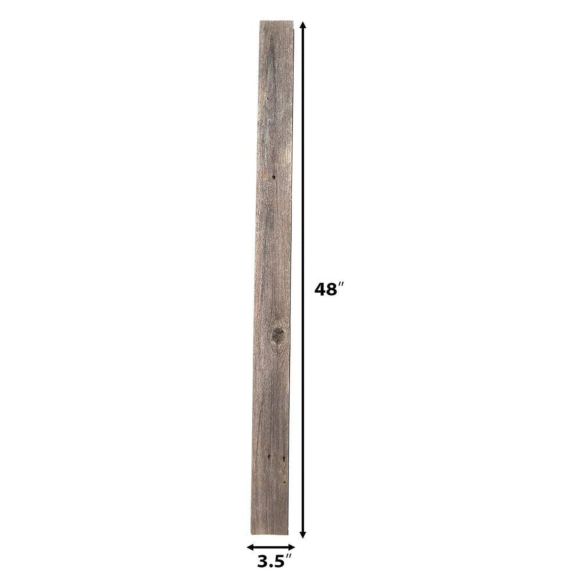 Rockin' Wood Self Adhesive Reclaimed Barn Wood Paneling, Natural (Open Box)