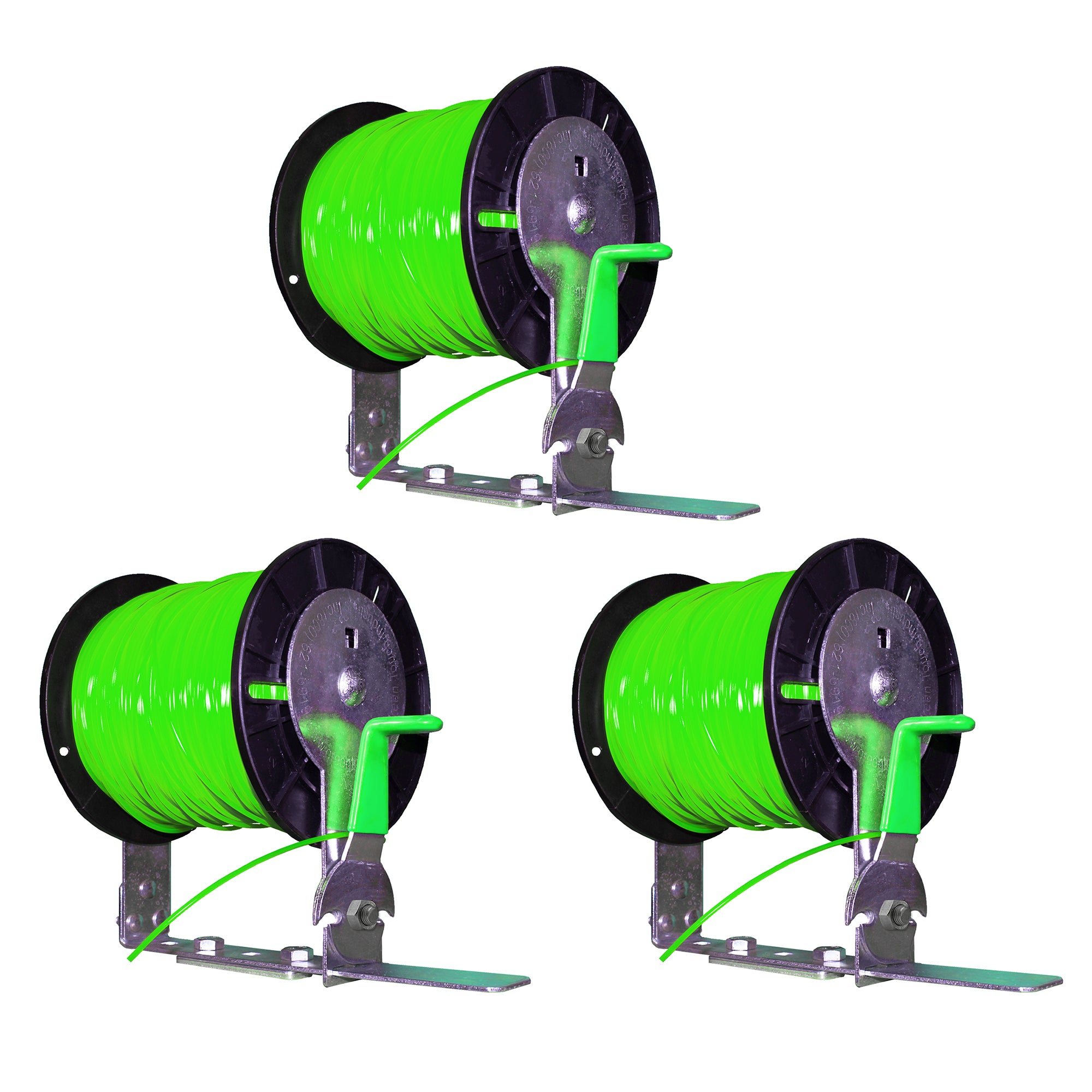 Green Touch Industries XD105 String Trimmer Line Spool Rack with Cutter (3 Pack) - VMInnovations