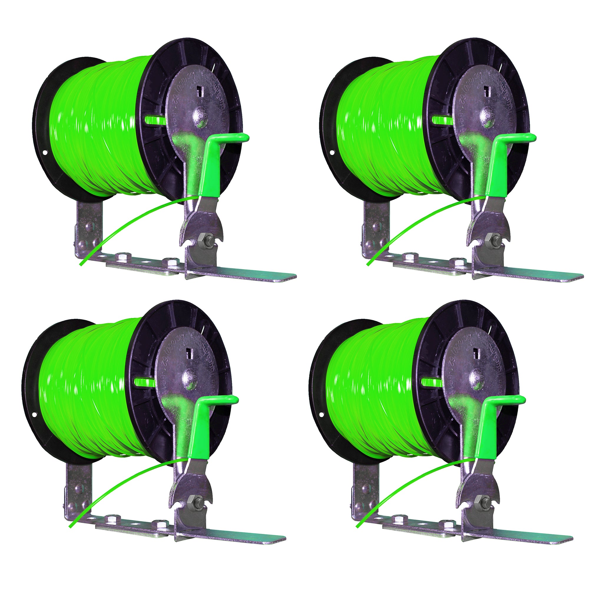 Green Touch Industries XD105 String Trimmer Line Spool Rack with Cutter (4 Pack) - VMInnovations