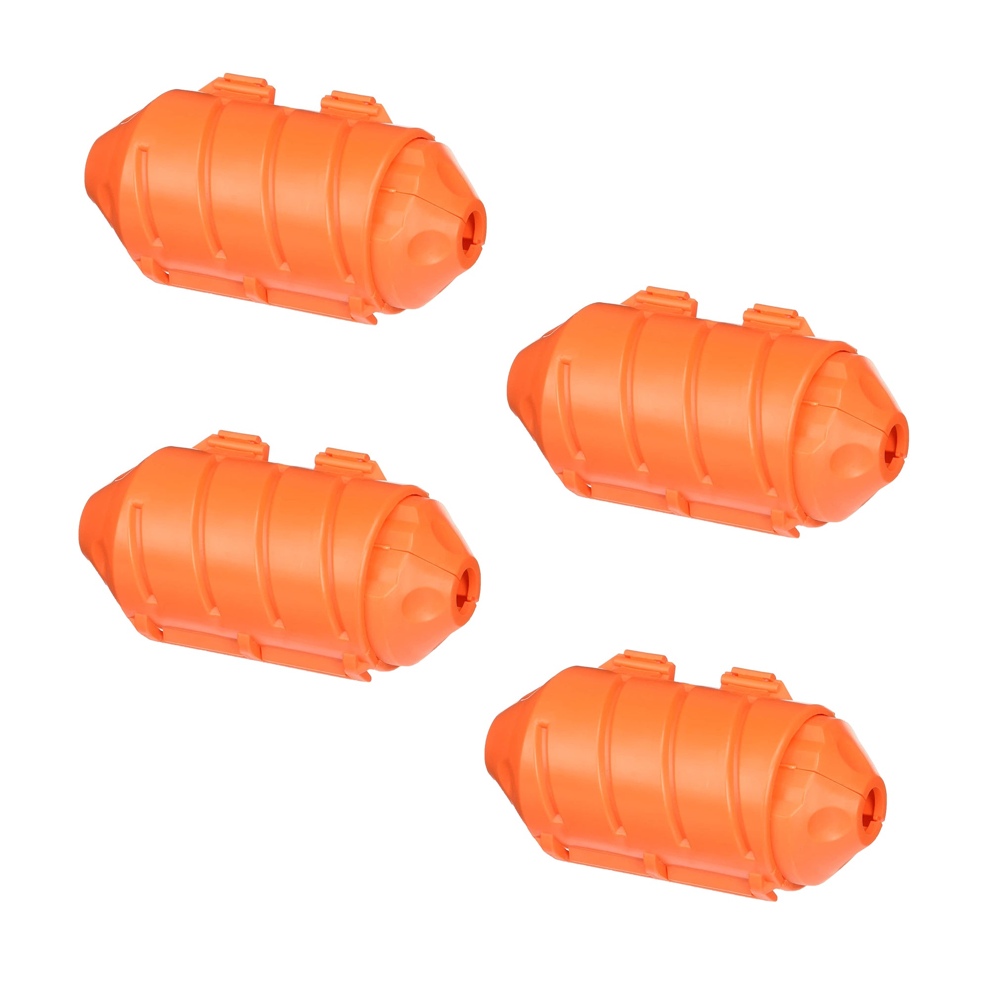 Farm Innovators FI-CC-1 Cord Connect Cord Connection Protector, Orange (4 Pack)