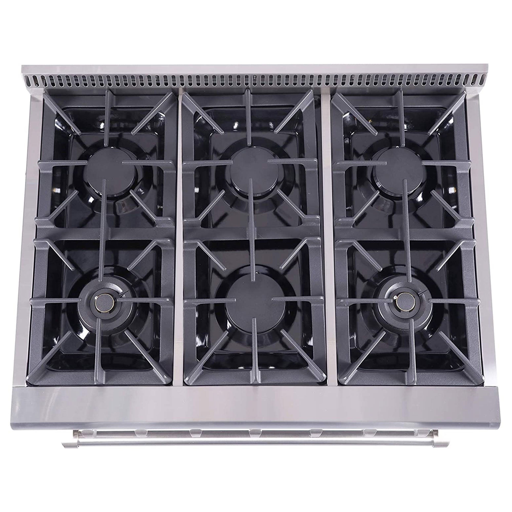 Thor Kitchen 36" Professional 6 Burner Gas Range Kitchen Oven, Stainless Steel