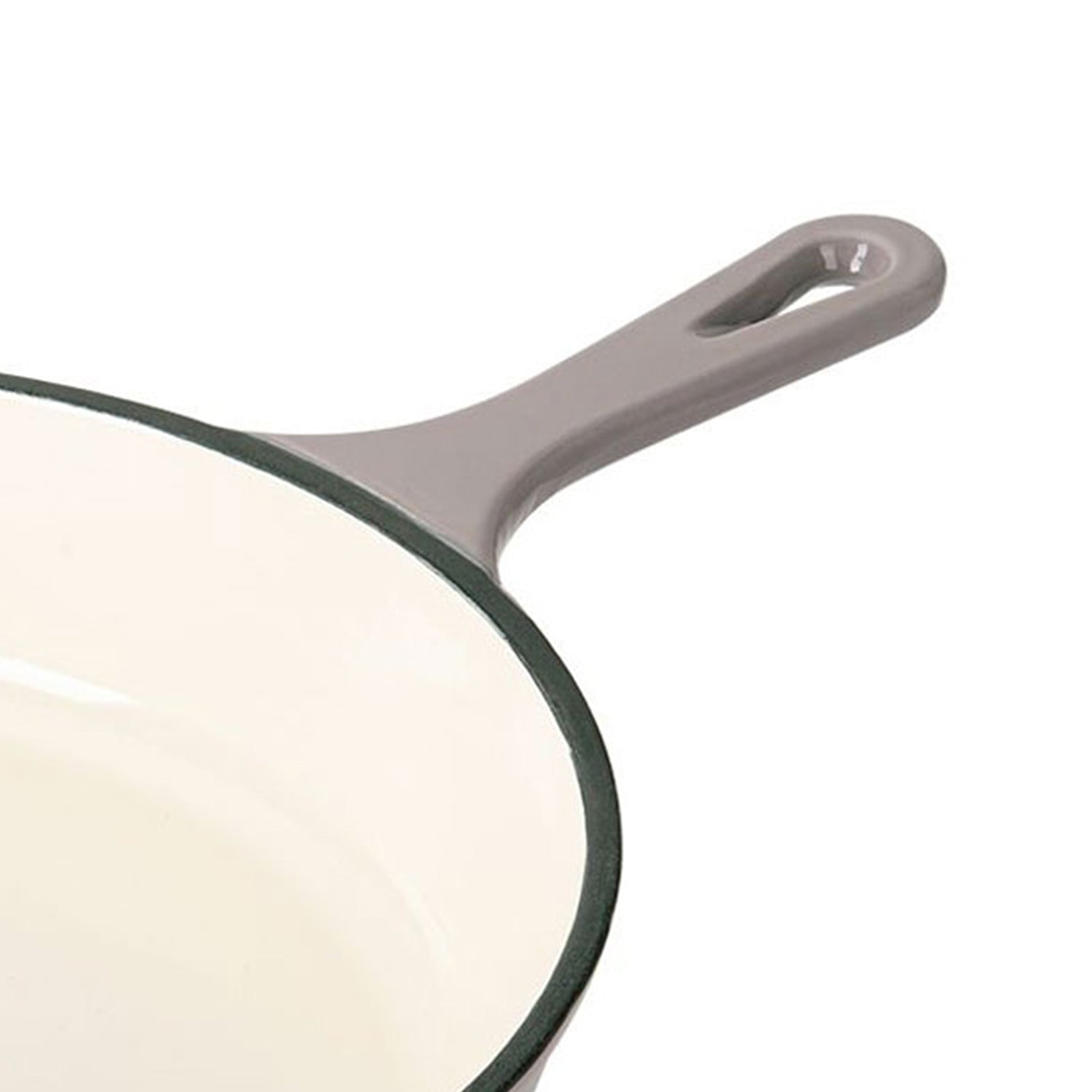 Hamilton Beach Enameled Coated Cast Iron Frying Pan Skillet, Gray (Set of 3) - VMInnovations