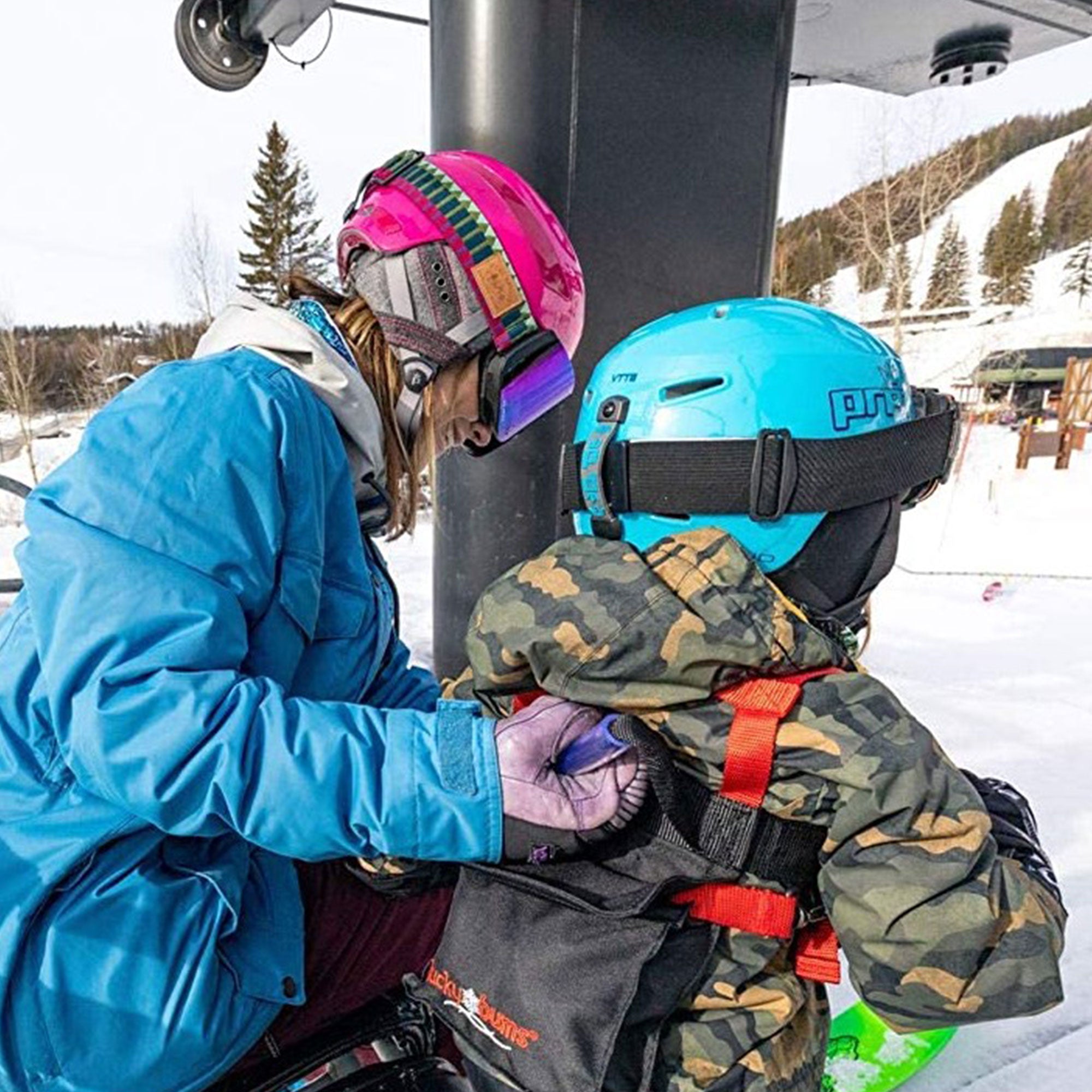 Lucky Bums Kids Ski Harness with Grip N Guide Handle & Bungee Cord Training Kit - VMInnovations