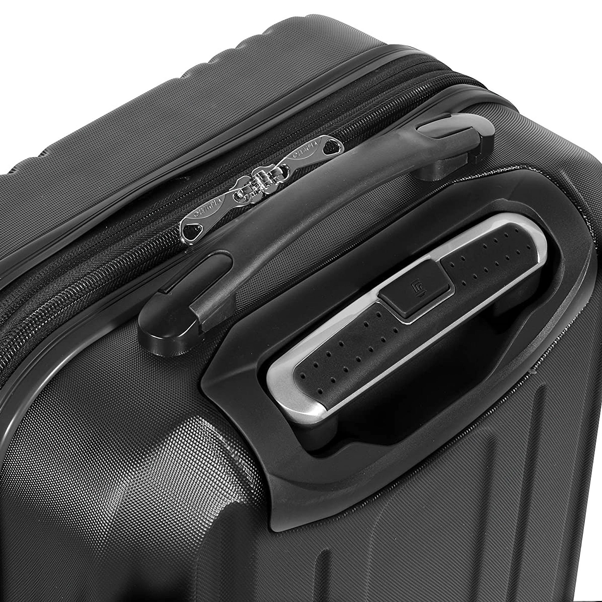 Olympia Apache II 2in Expandable Carry On 4 Wheel Spinner Luggage, Black (Used)