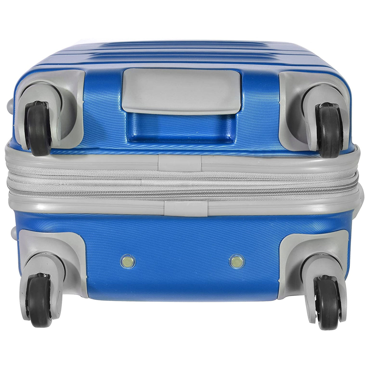 Olympia Denmark 21" Expandable Carry On 4 Wheel Luggage Suitcase, Navy(Open Box)