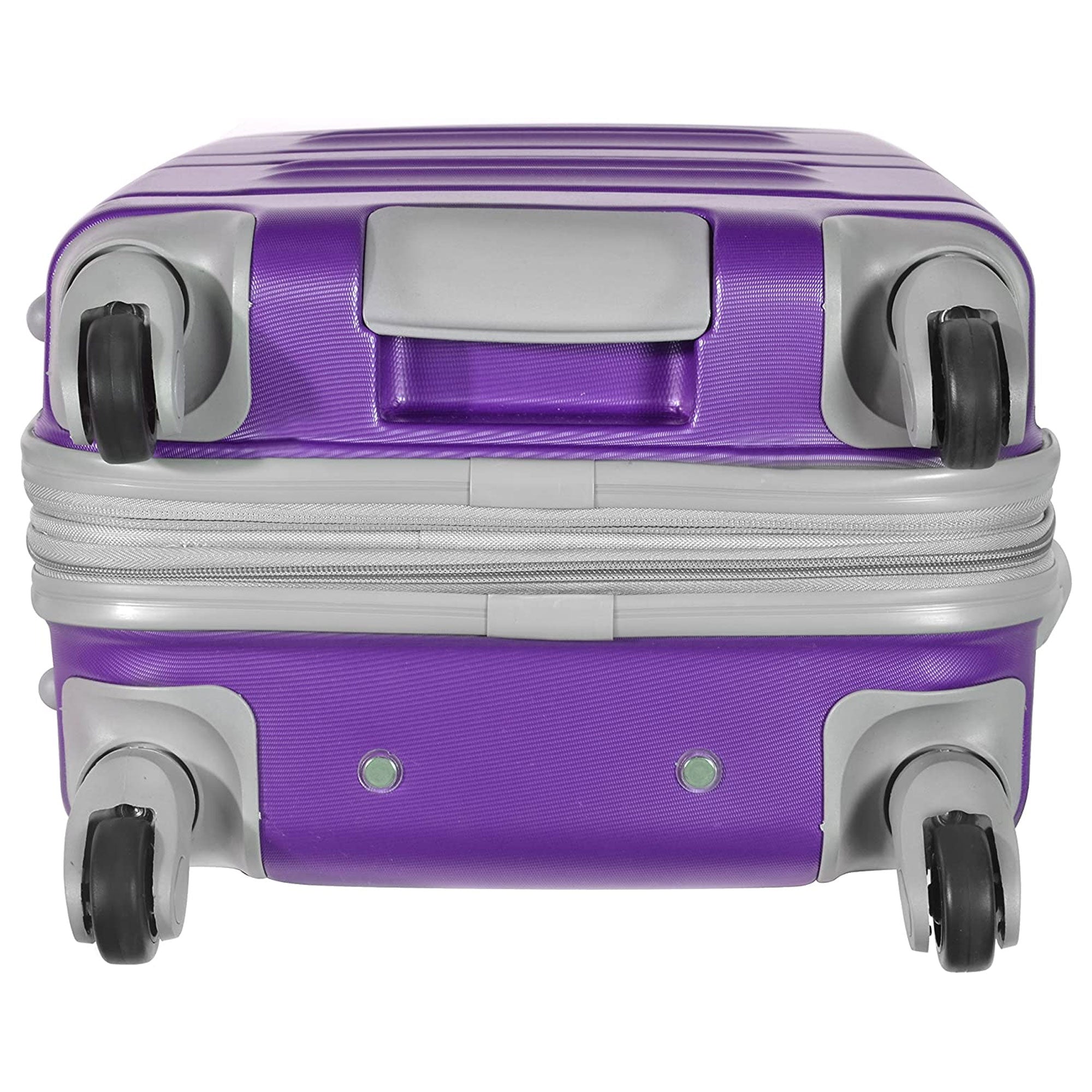 Olympia Denmark 21" Carry On 4 Wheel Spinner Luggage Suitcase, Purple (Open Box)