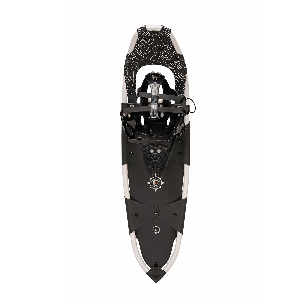Crescent Moon Gold 17 Aluminum Men's Ski Backcountry Snowshoes, White (Open Box)