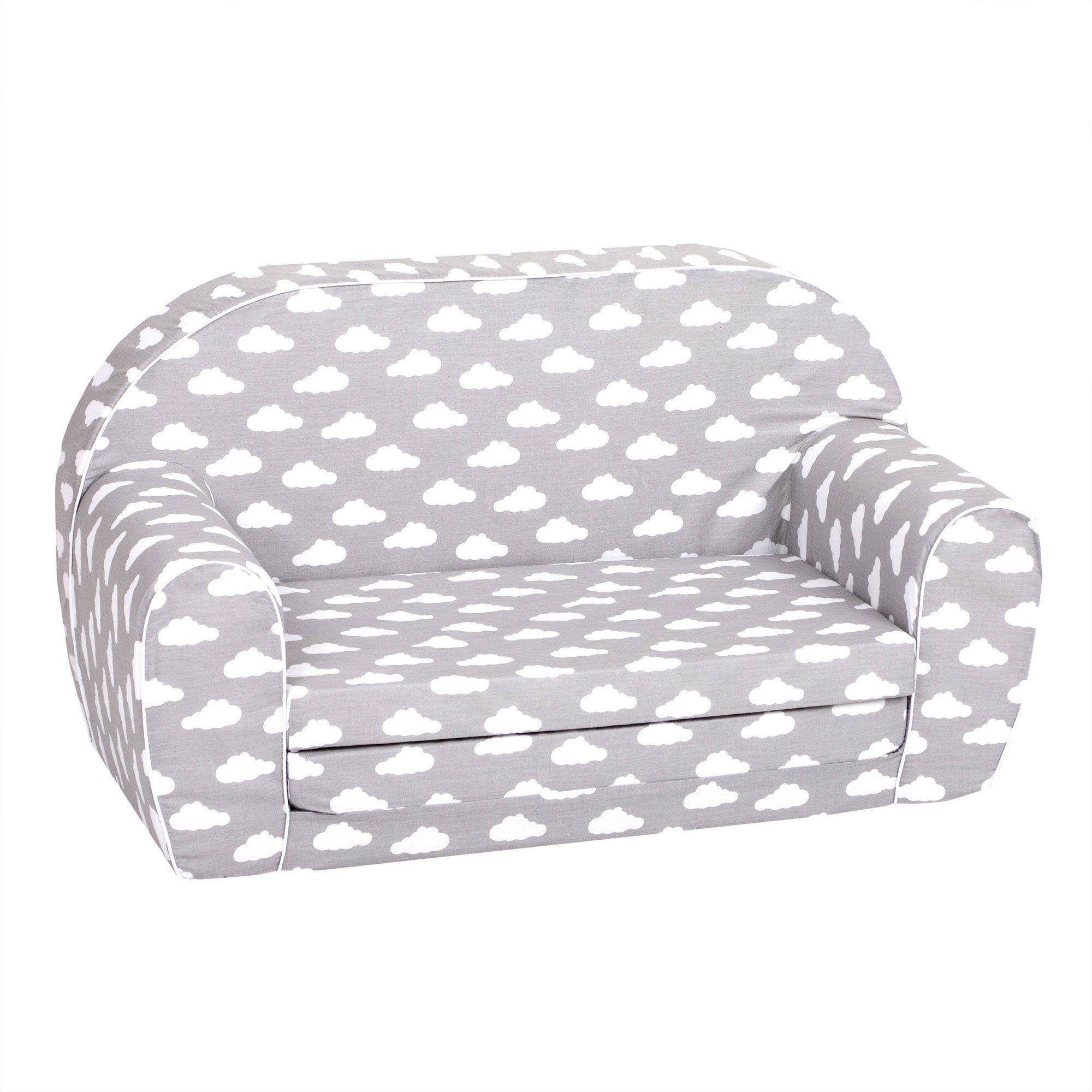 Delsit Toddler Couch & Kids 2 in 1 Flip Open Foam Double Sofa (Used) - VMInnovations