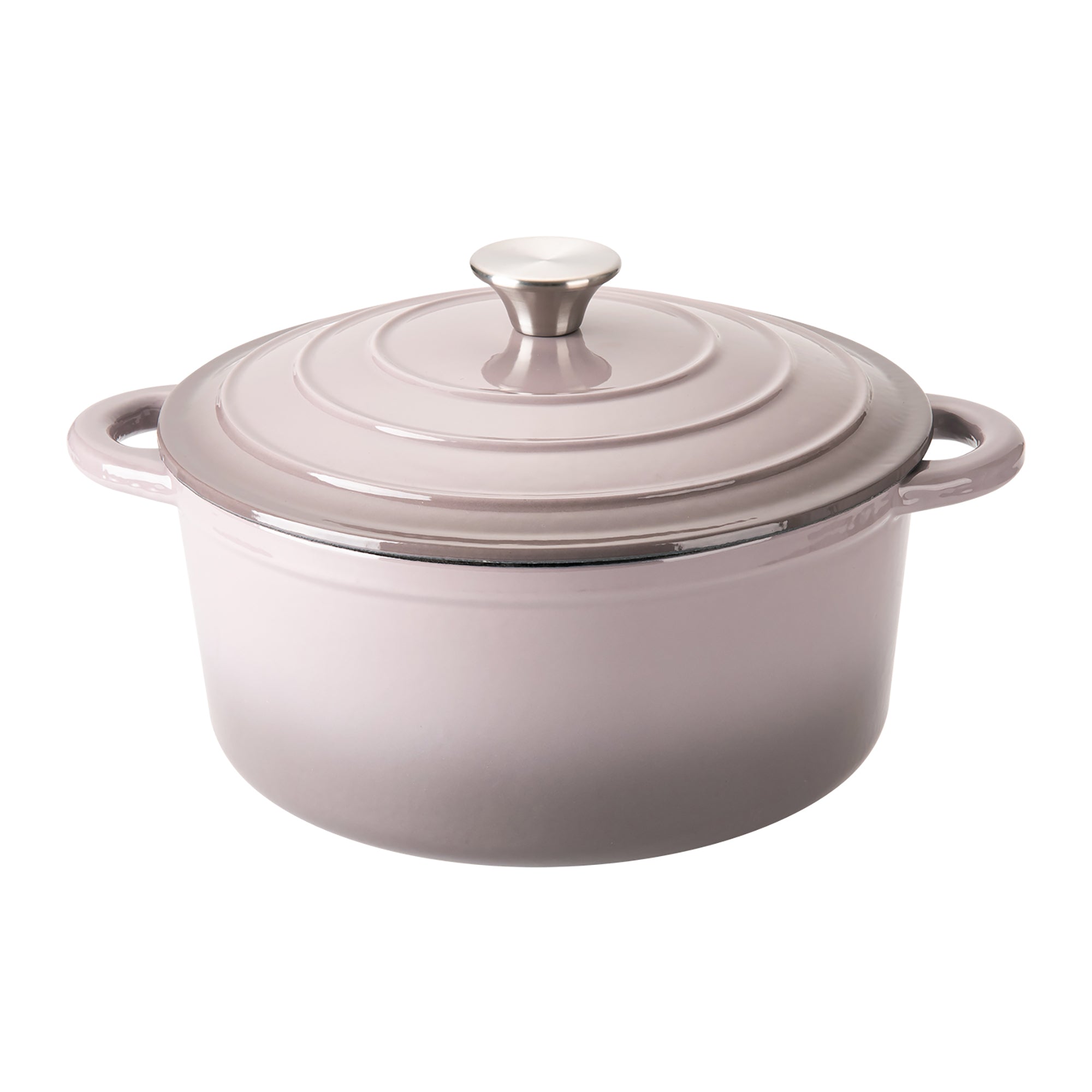 Hamilton Beach Cast Iron Oven Pot, Sauce Pan, and Frying Sauce Pan Set, (5 Pack)