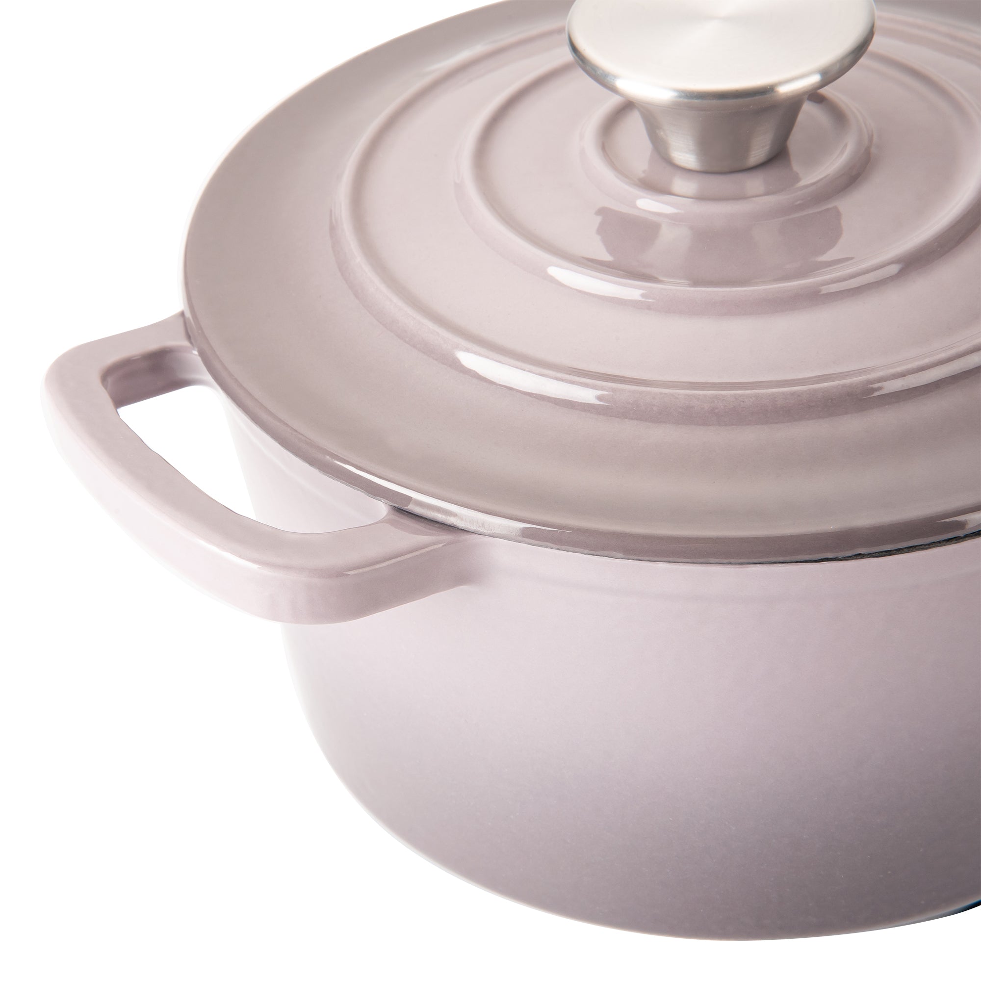 Hamilton Beach Cast Iron Oven Pot, Sauce Pan, and Frying Sauce Pan Set, (5 Pack)