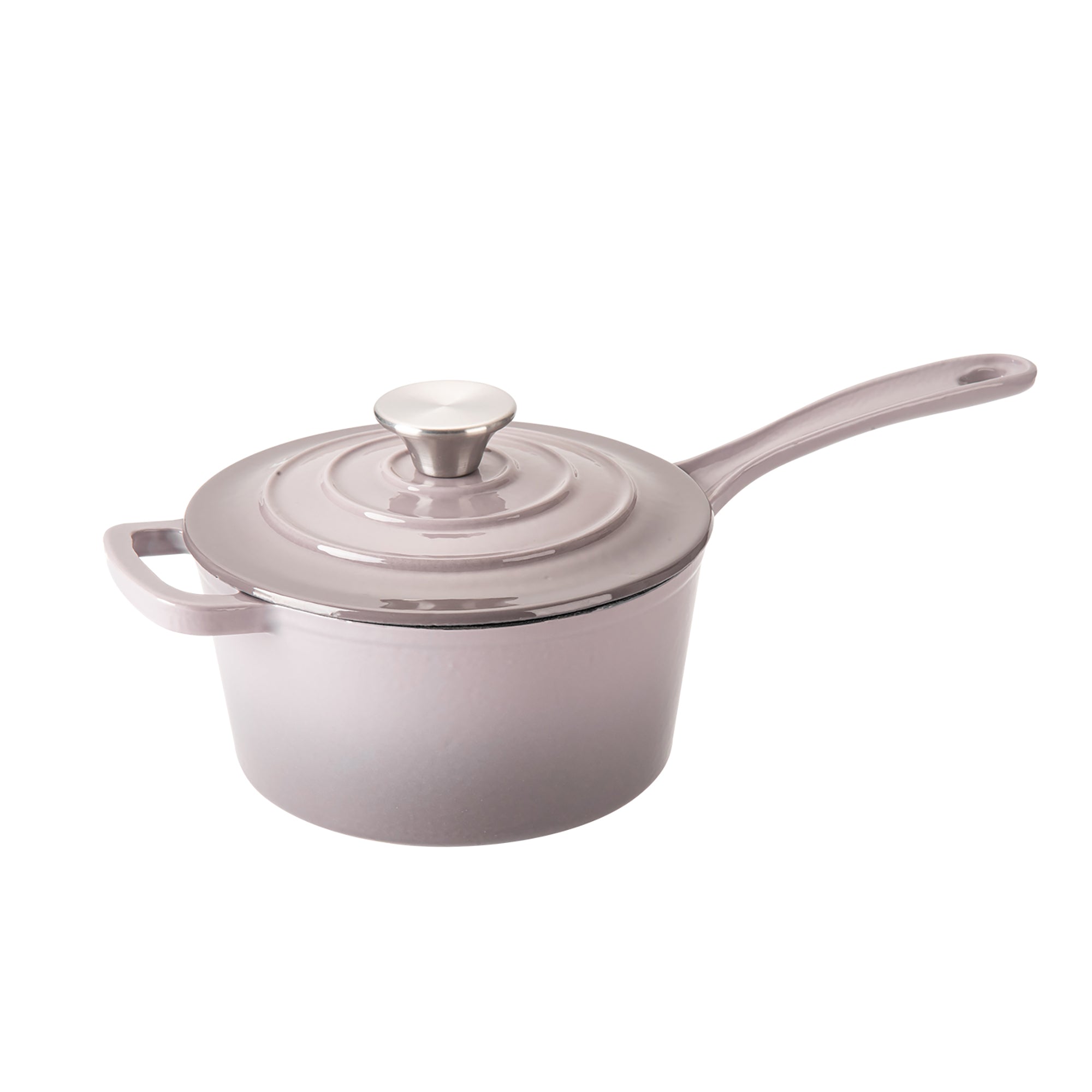 Hamilton Beach Cast Iron Oven Pot, Sauce Pan, and Frying Sauce Pan Set, (5 Pack)