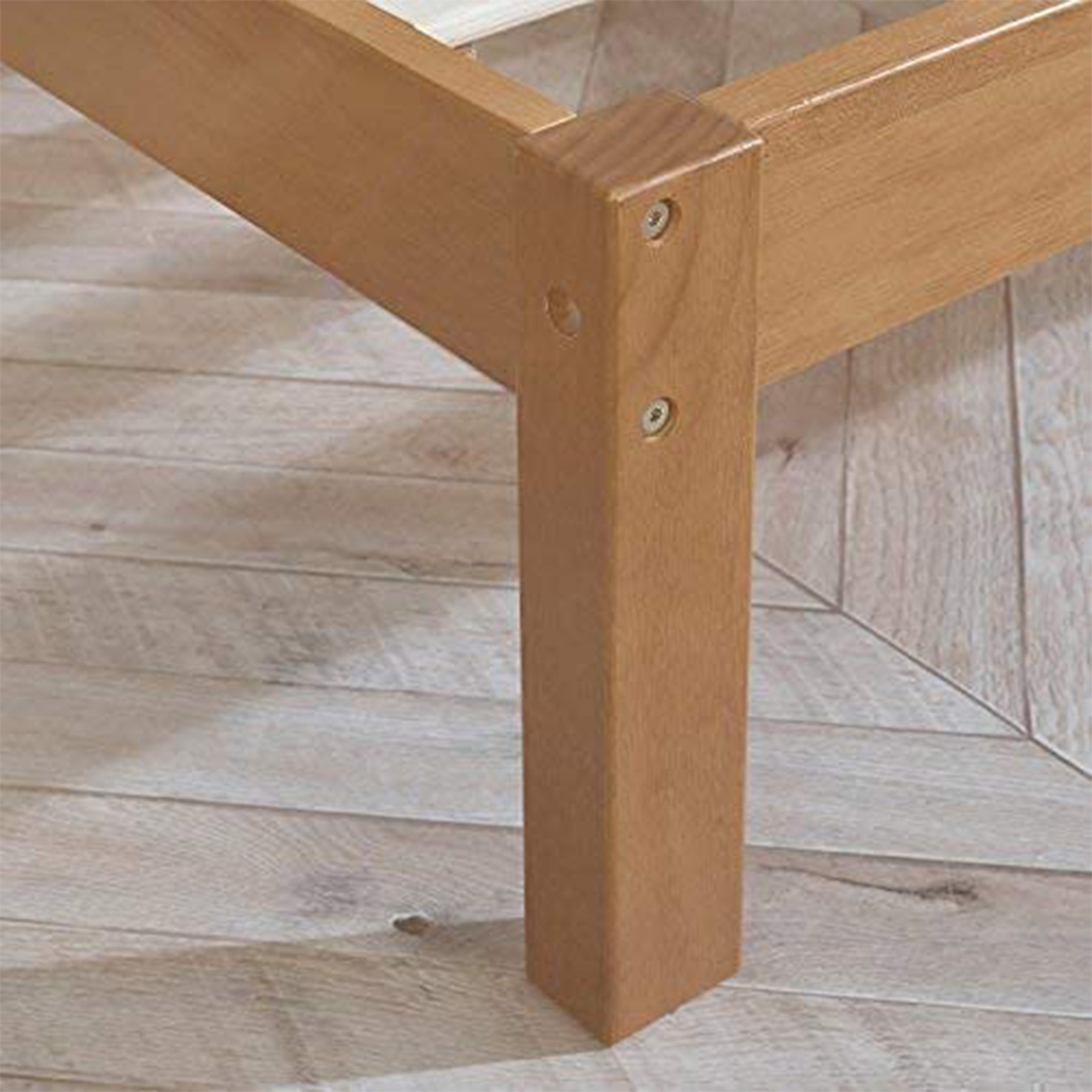 Solid Pinewood Rustic Platform Bed with 2 Way Design Headboard, King (For Parts) - VMInnovations