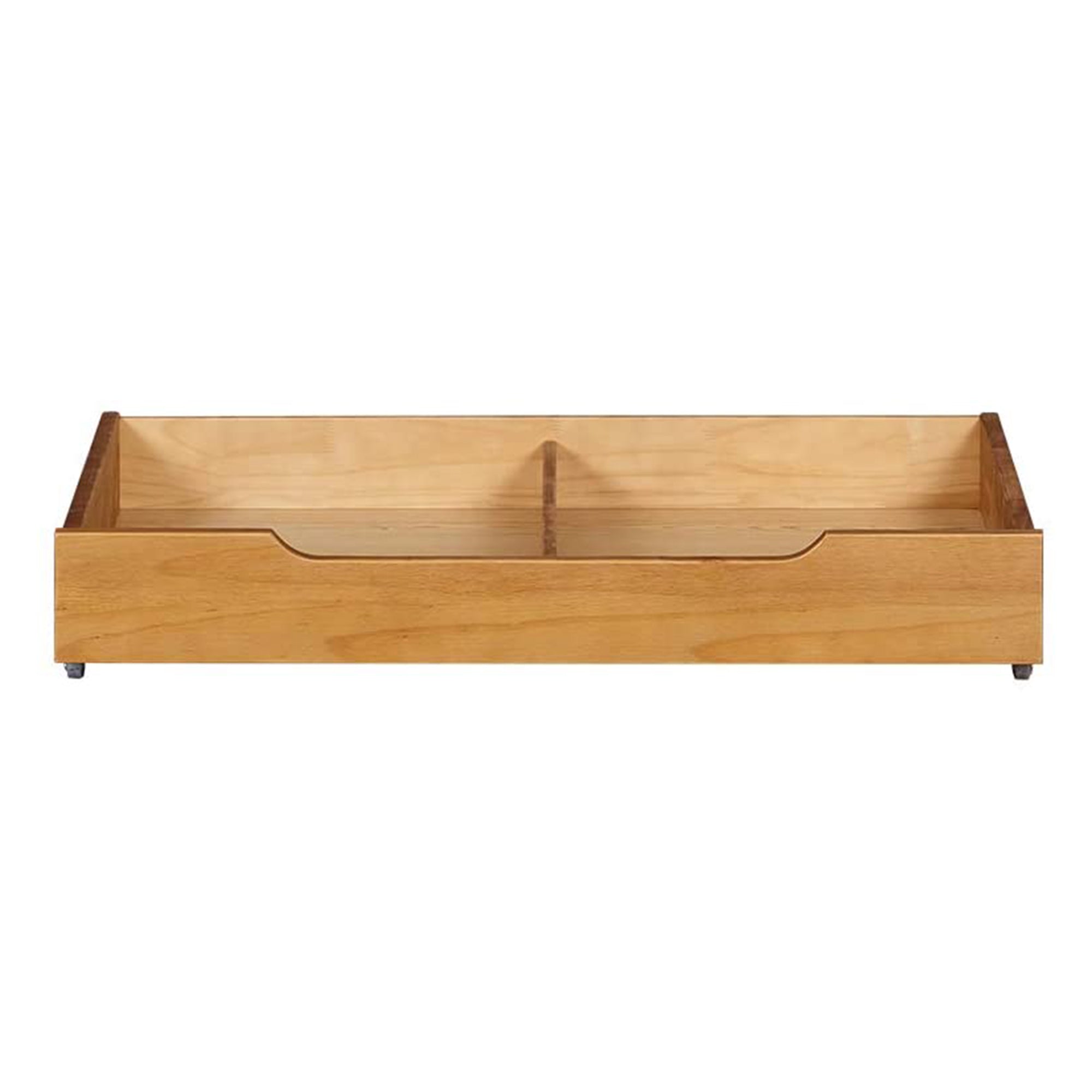 MUSEHOMEINC Solid Wood Underbed Storage Trundle Organizer, Full/Twin (Open Box) - VMInnovations