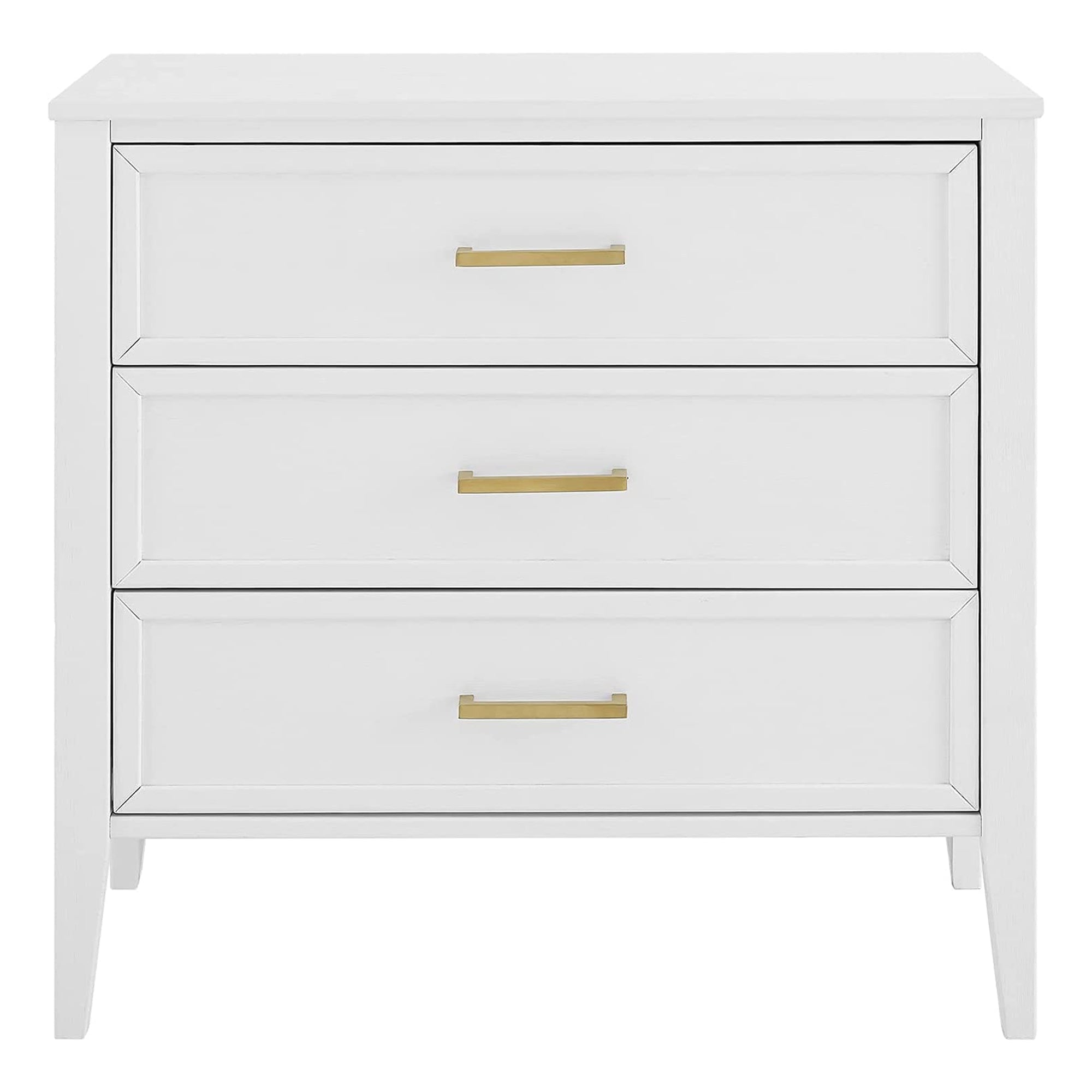 MUSEHOMEINC Solid Wooden Mid Century Design 3 Drawer Dresser Chest of Drawers - VMInnovations