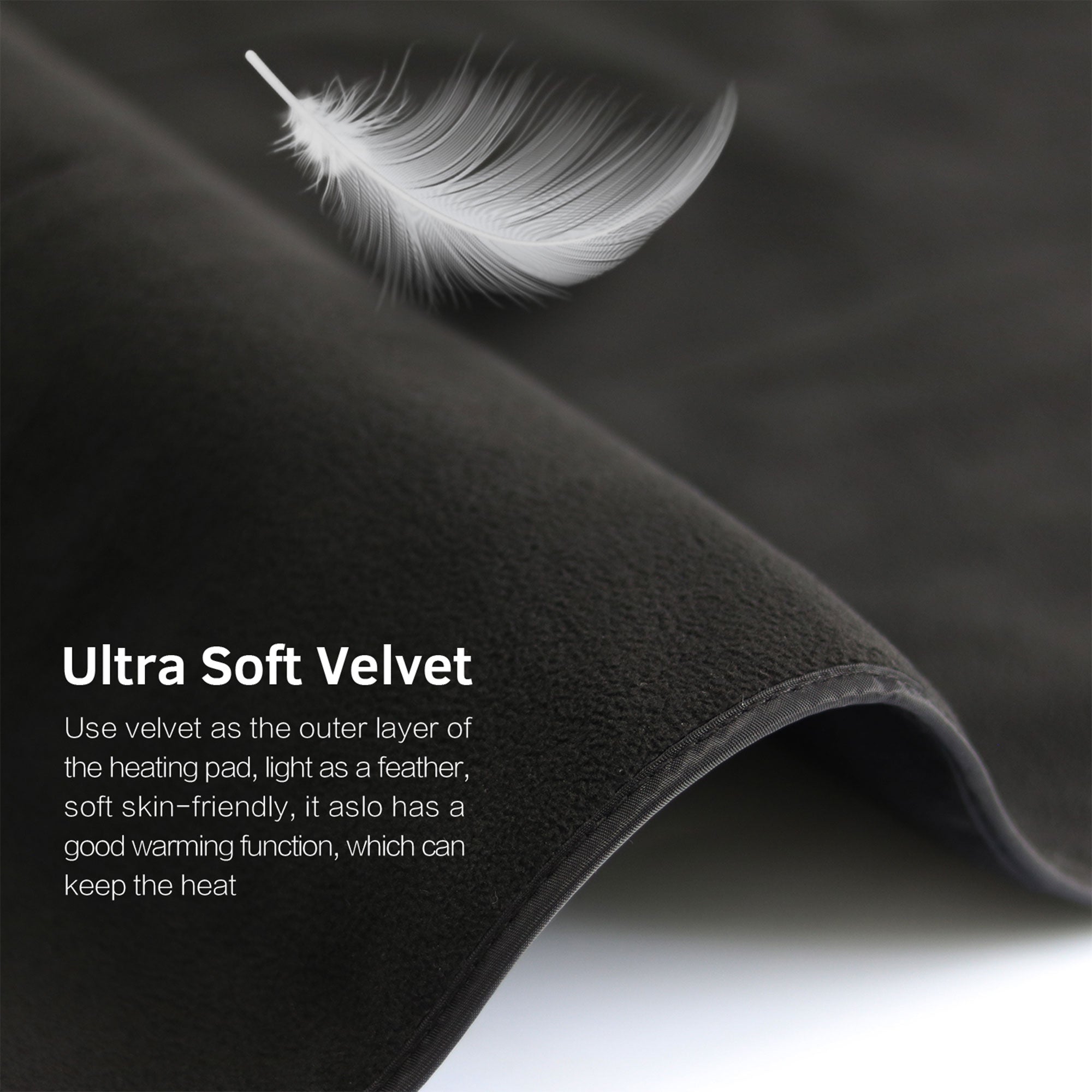 UTK 36 x 24 Inch Far Infrared Heating Pad for Pain Relief with Smart Controller - VMInnovations
