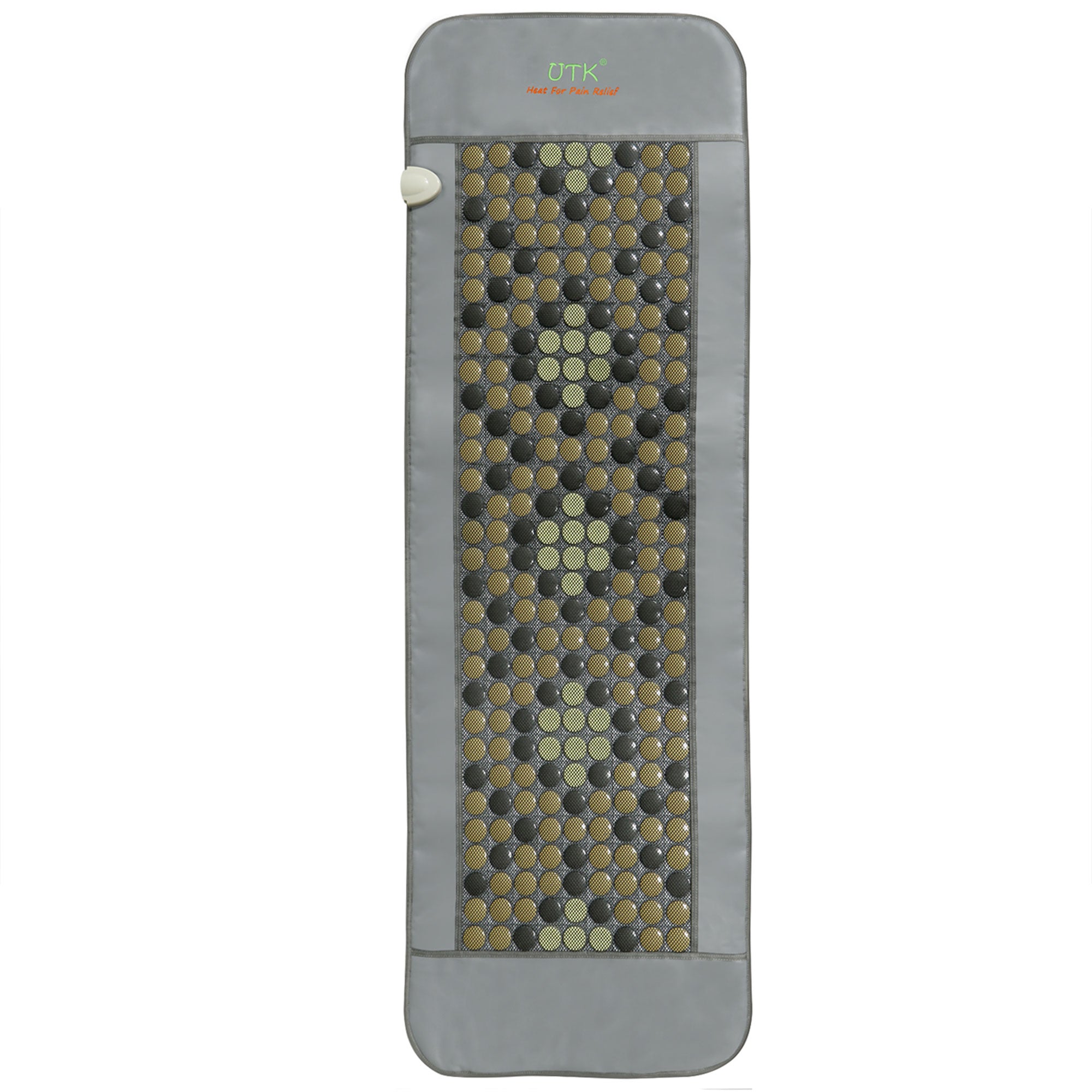 UTK 24x70In Tourmaline Stone Infrared Pain Relief Heating w/Remote, Gray (Used) - VMInnovations