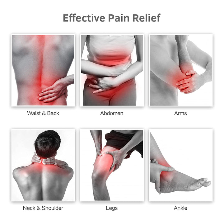 UTK 24" x 70" Tourmaline Stone Infrared Pain Relief Heating Mat w/ Remote, Gray - VMInnovations