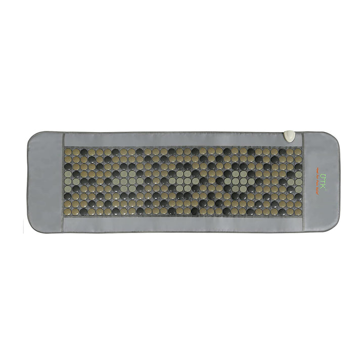 UTK 24" x 70" Tourmaline Stone Infrared Pain Relief Heating Mat w/ Remote, Gray - VMInnovations