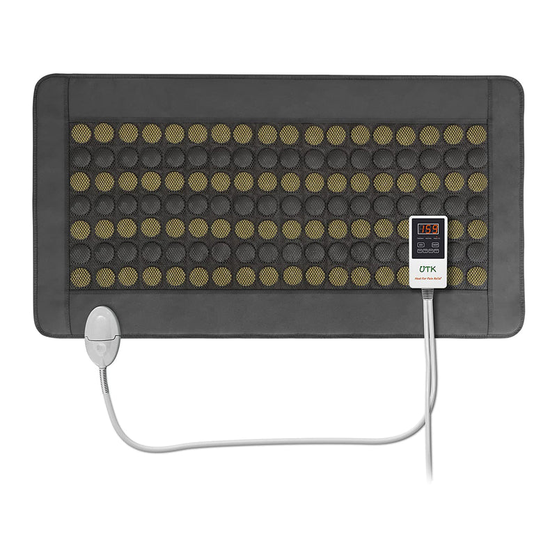 UTK 21 x 38 In Tourmaline Stone Infrared Pain Relief Heating Mat w/Remote (Used)