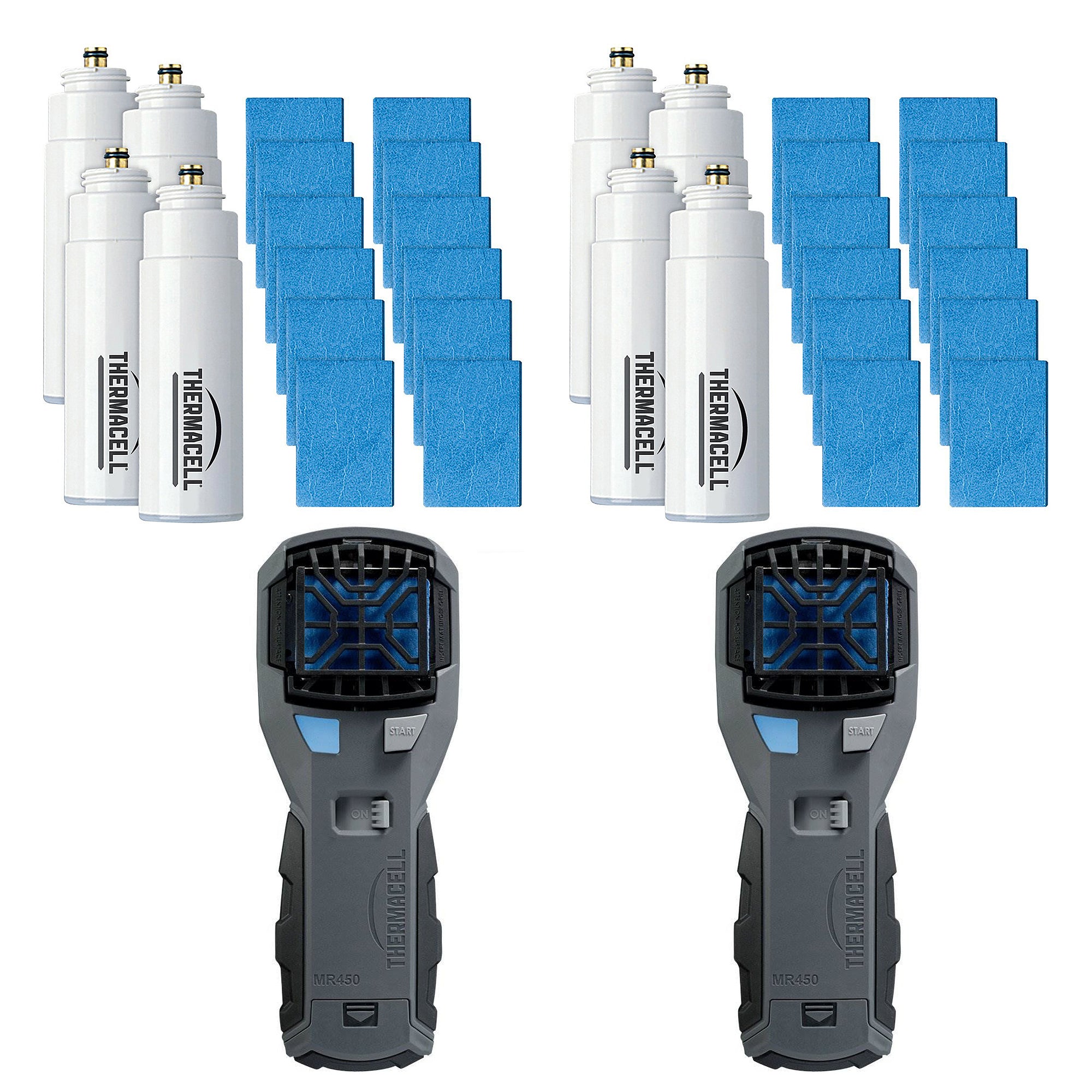 Thermacell 48-Hour Shield Refill Packs and 2 Armored Mosquito Insect Repellers