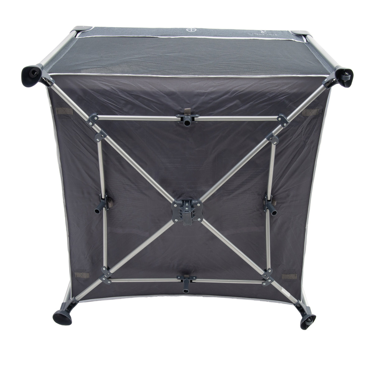 Venice Child Daydreamer Playpen Portable Bassinet & Beside Sleeper Playard, Gray - VMInnovations